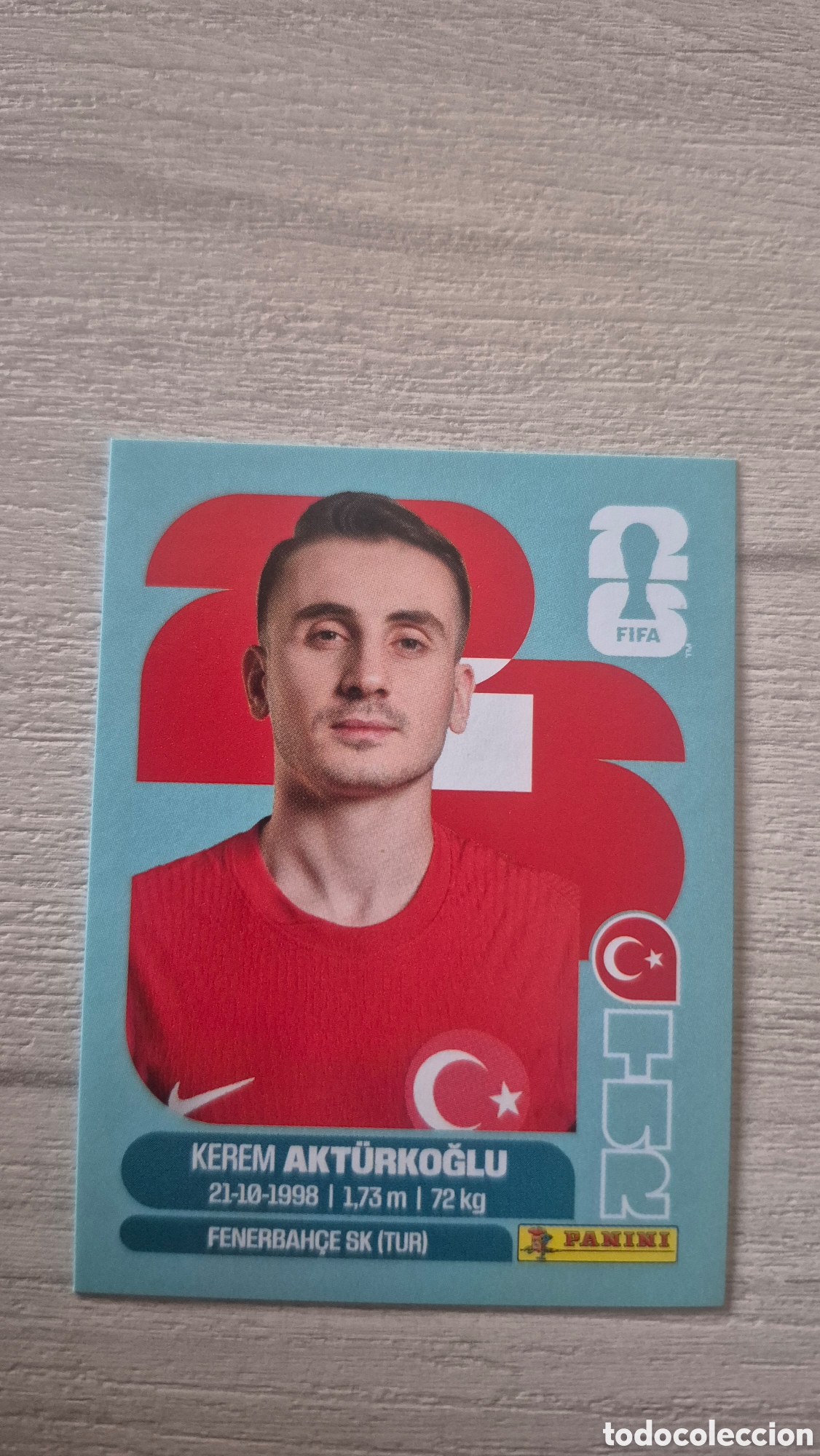 Cartes &agrave; collectionner de Football: TUR19 Art&uuml;rkoğlu FIFA World Cup 2026