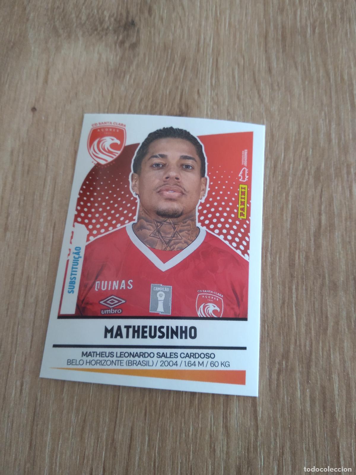Cartes &agrave; collectionner de Football: 320 BIS MATHEUSINHO SANTA CLARA CROMO FUTBOL PANINI PORTUGAL 2024-2025 FUTEBOL 24-25 LIGA BETCLIC