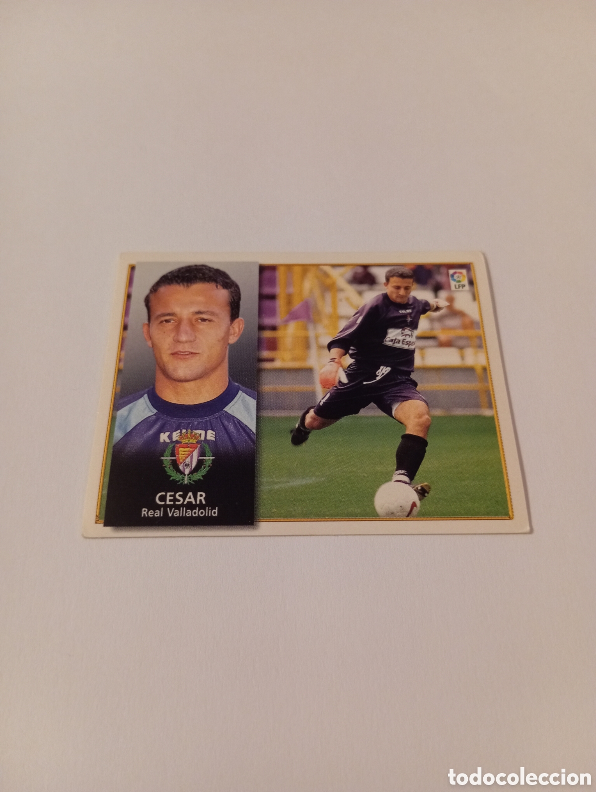 Cartes &agrave; collectionner de Football: CESAR Valladolid Liga Este 1998 1999 NUEVO SIN PEGAR 98 99