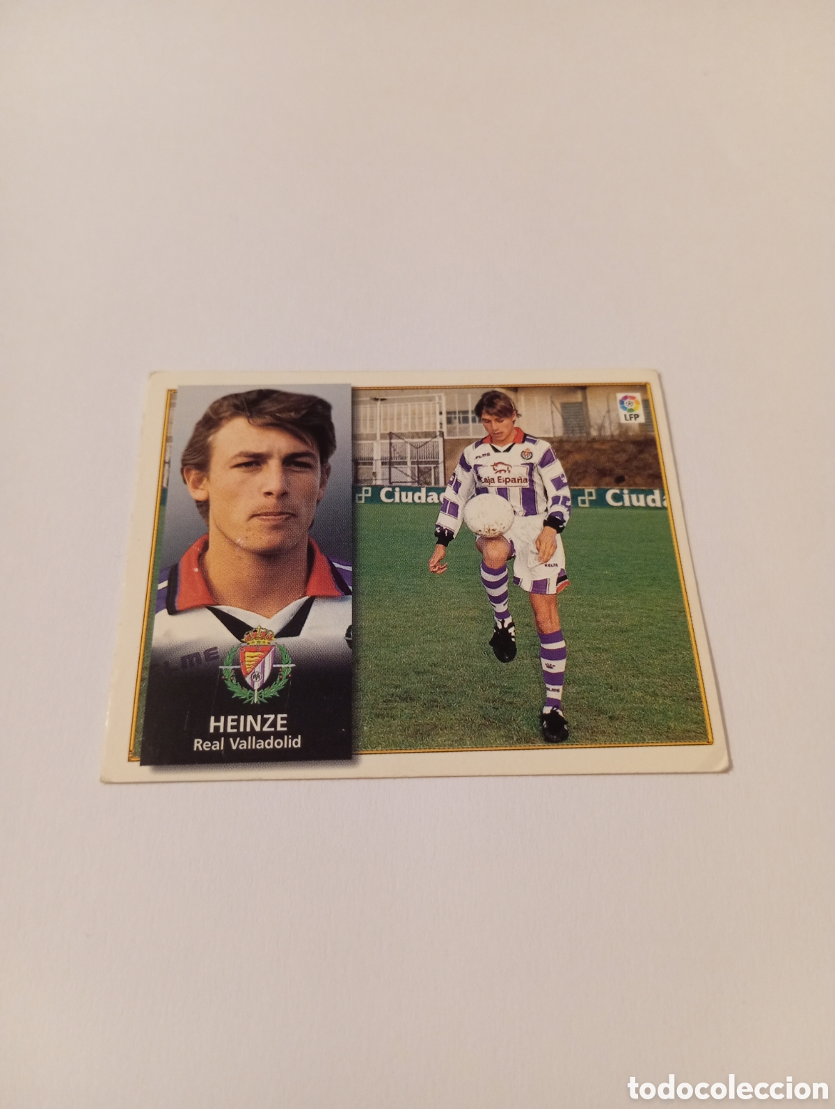 Cartes &agrave; collectionner de Football: HEINZE Valladolid Liga Este 1998 1999 NUEVO SIN PEGAR 98 99