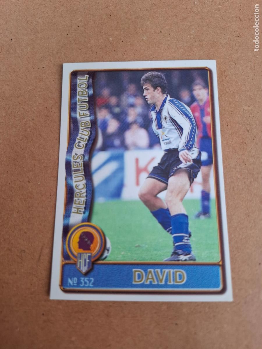 Cromos de F&uacute;tbol: MUNDICROMO 96 97 1996 1997 - 352 DAVID ( BAJA ) - H&Eacute;RCULES CF