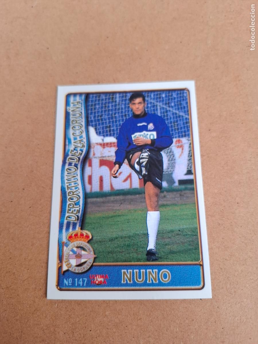 Cromos de F&uacute;tbol: MUNDICROMO 96 97 1996 1997 - UH 147 NUNO - R.C. DEPORTIVO