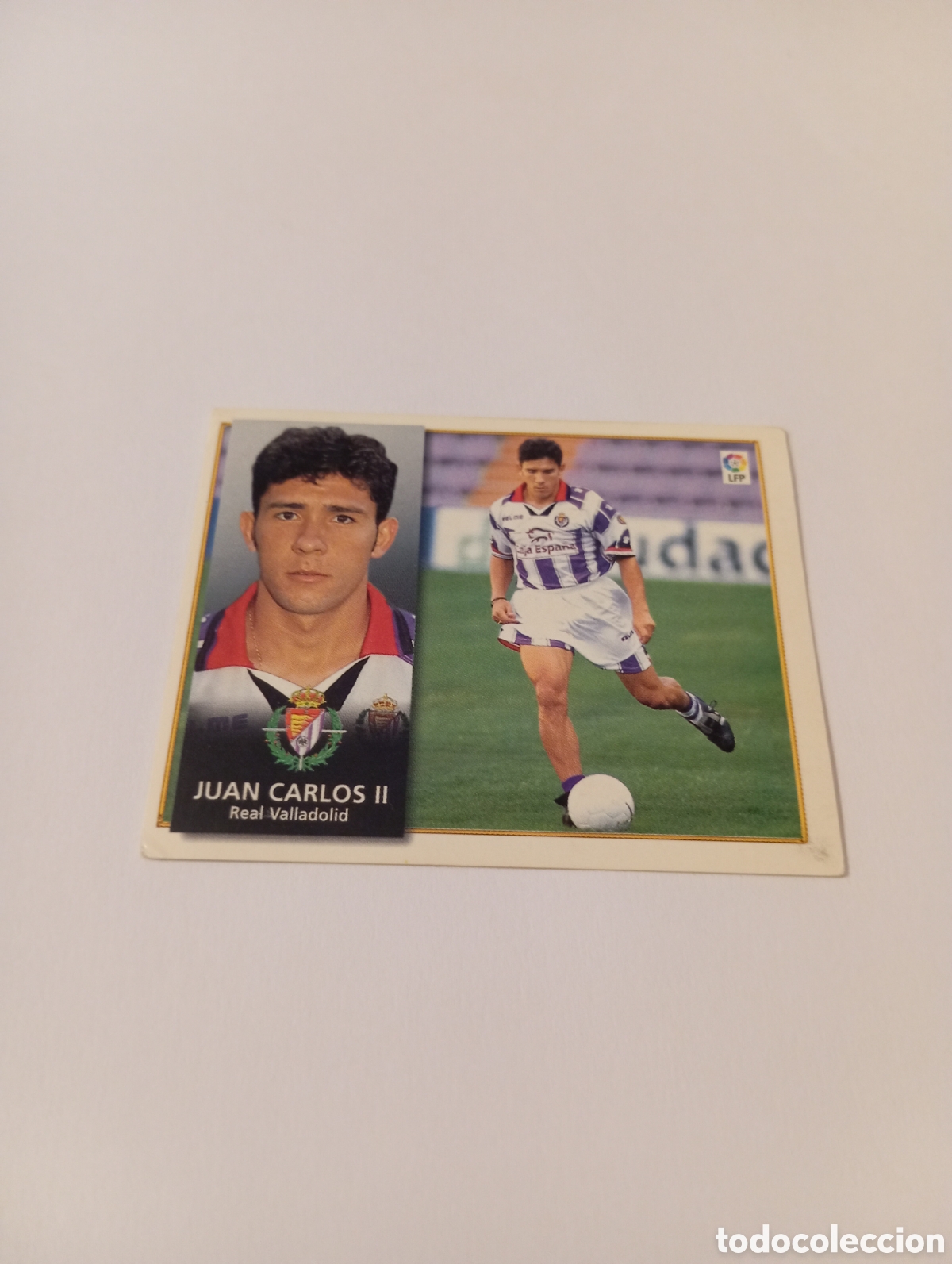 Cromos de F&uacute;tbol: JUAN CARLOS II Valladolid Liga Este 1998 1999 NUEVO SIN PEGAR 98 99
