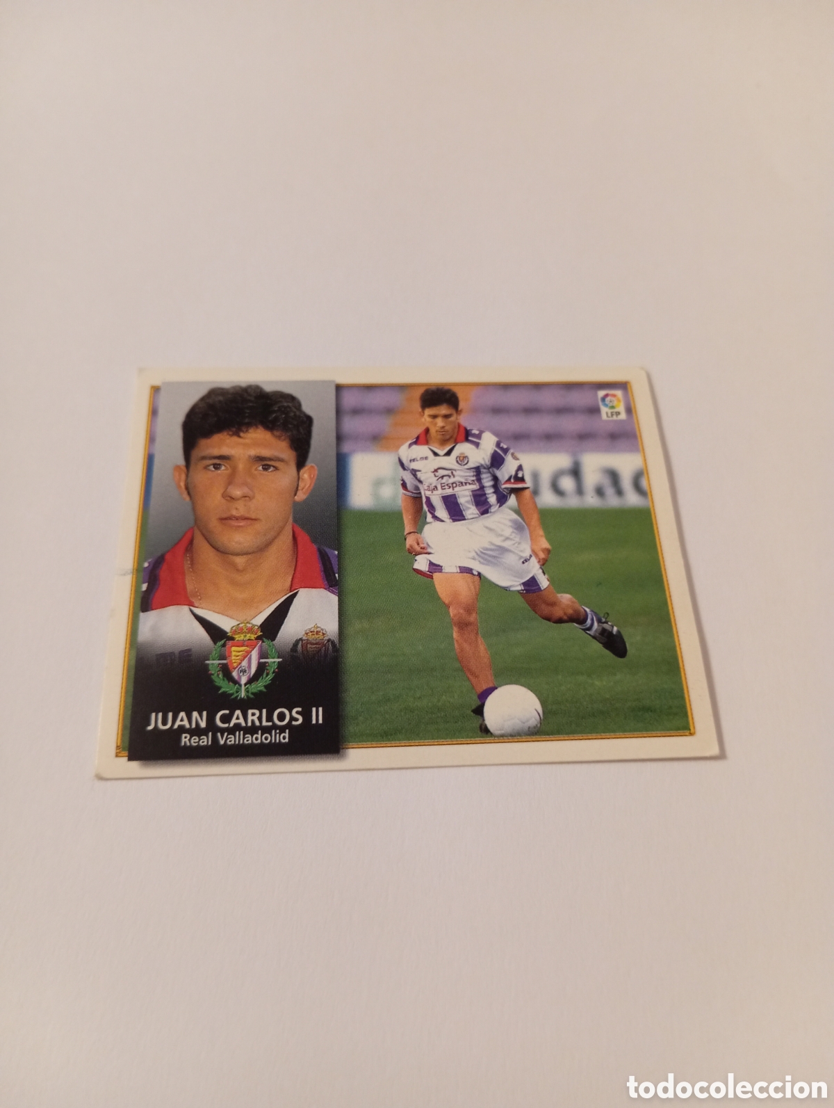 Cromos de F&uacute;tbol: JUAN CARLOS II Valladolid Liga Este 1998 1999 NUEVO SIN PEGAR 98 99