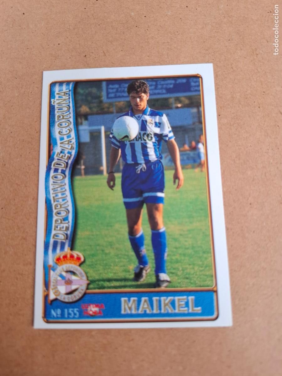Figurine di Calcio: MUNDICROMO 96 97 1996 1997 - UH 155 MAIKEL - R.C. DEPORTIVO