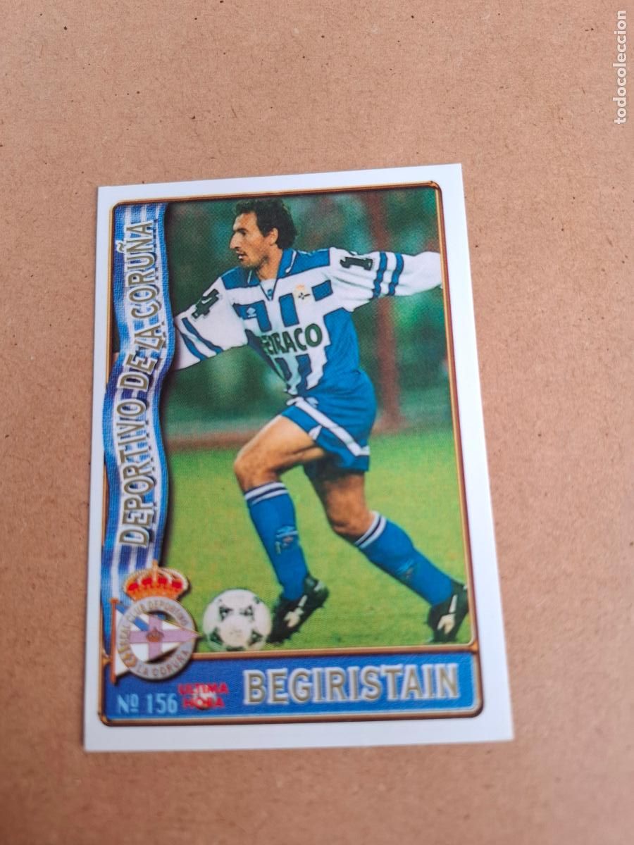 Football Stickers: MUNDICROMO 96 97 1996 1997 - UH 156 BEGIRISTAIN - R.C. DEPORTIVO