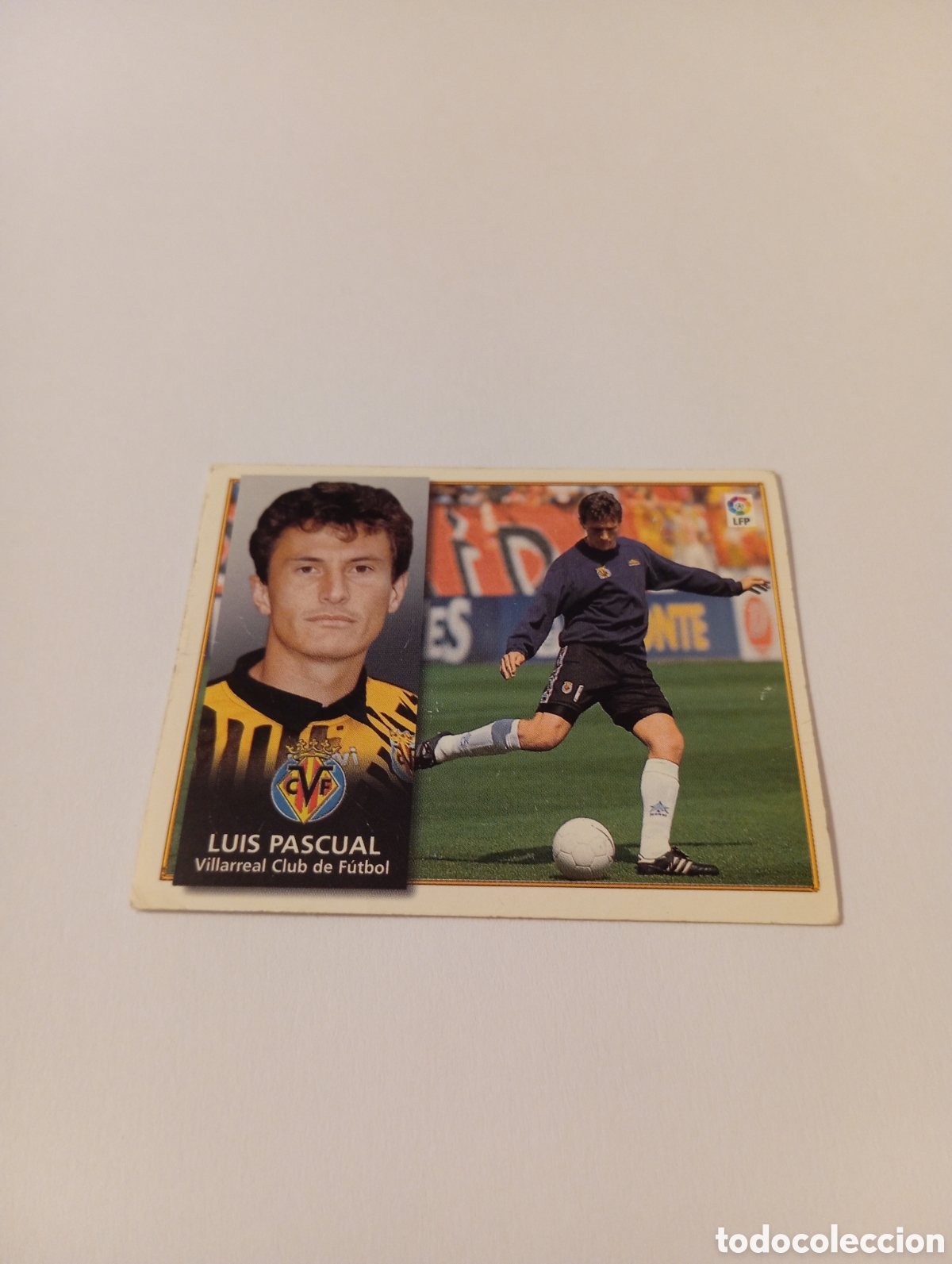 Figurine di Calcio: LUIS PASCUAL Villarreal Liga Este 1998 1999 NUEVO SIN PEGAR 98 99