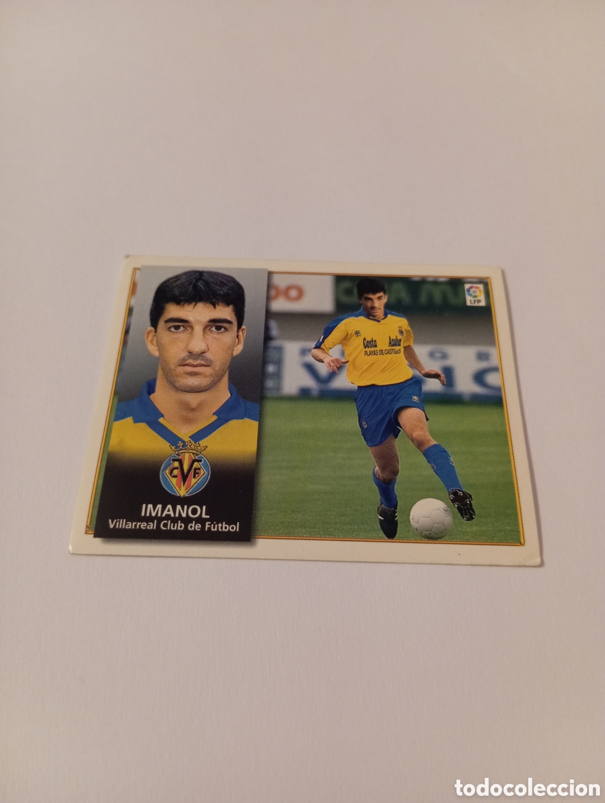 Figurine di Calcio: IMANOL Villarreal Liga Este 1998 1999 NUEVO SIN PEGAR 98 99