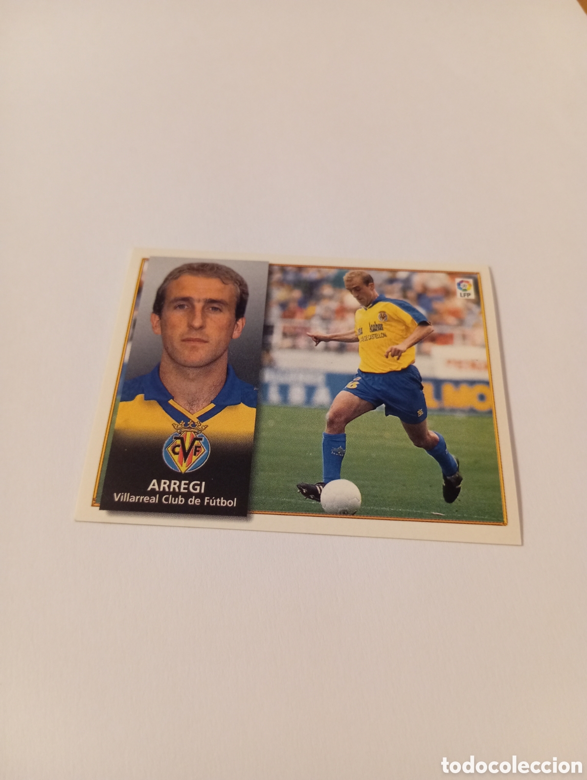 Cromos de F&uacute;tbol: ARREGI Villarreal Liga Este 1998 1999 NUEVO SIN PEGAR 98 99