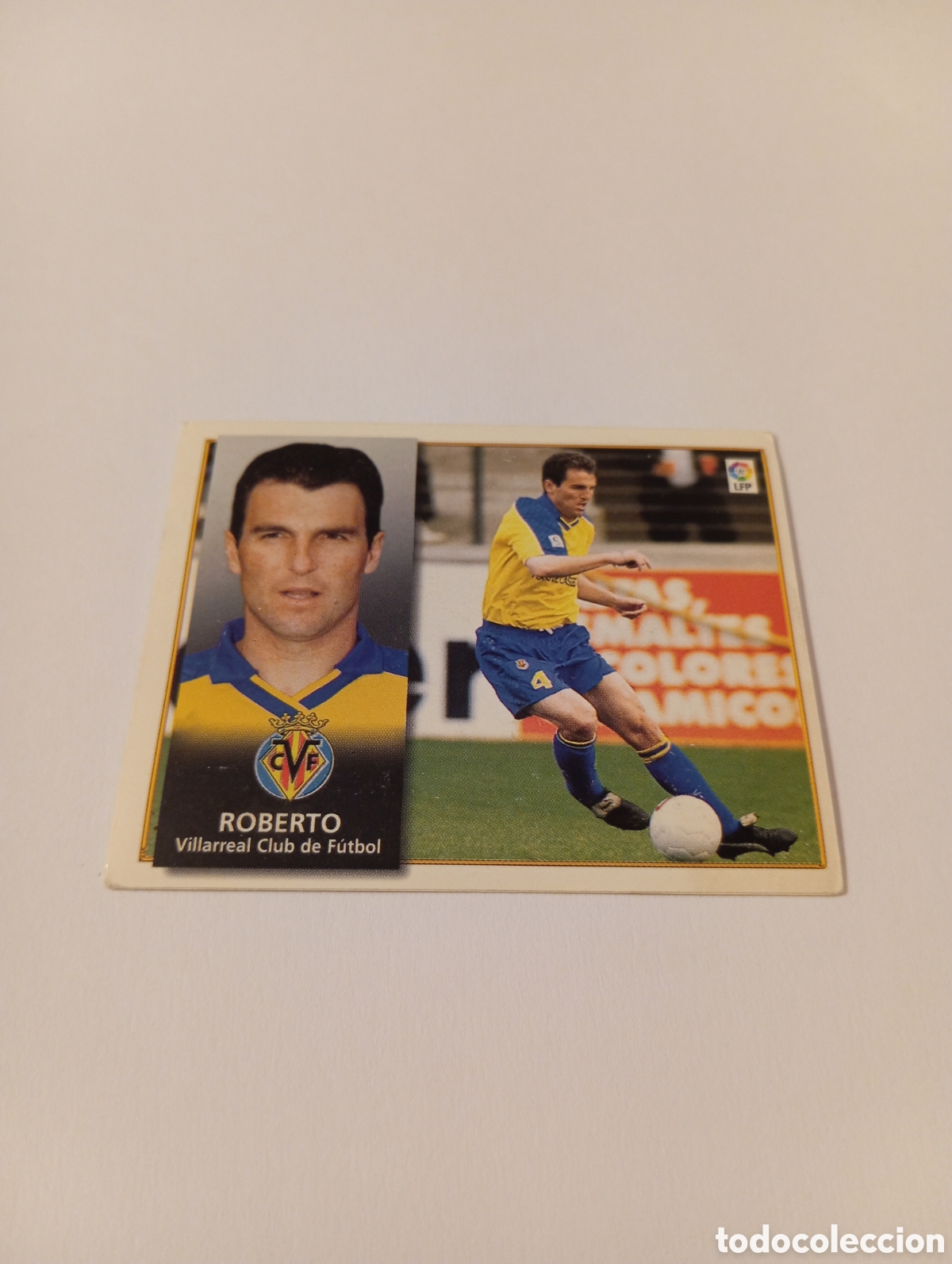 Figurine di Calcio: ROBERTO Villarreal Liga Este 1998 1999 NUEVO SIN PEGAR 98 99