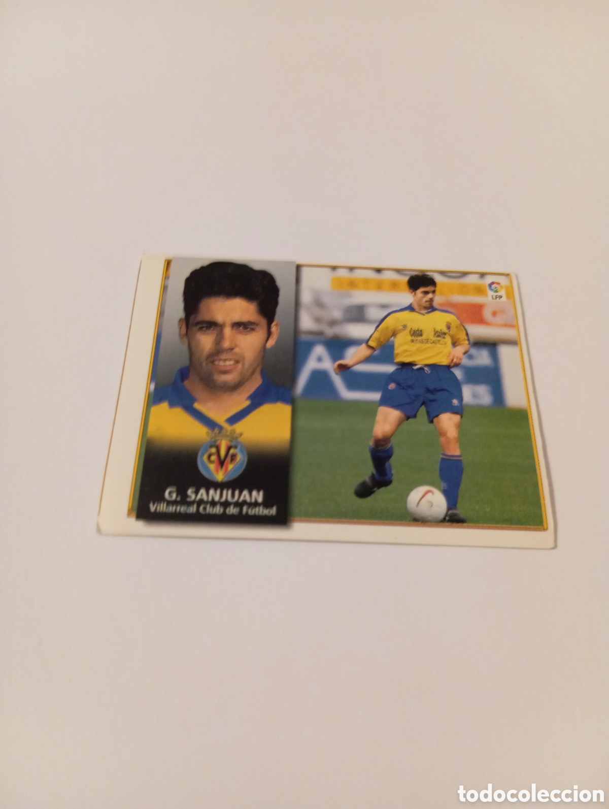 Football Stickers: GARC&Iacute;A SANJUAN Villarreal Liga Este 1998 1999 NUEVO SIN PEGAR 98 99