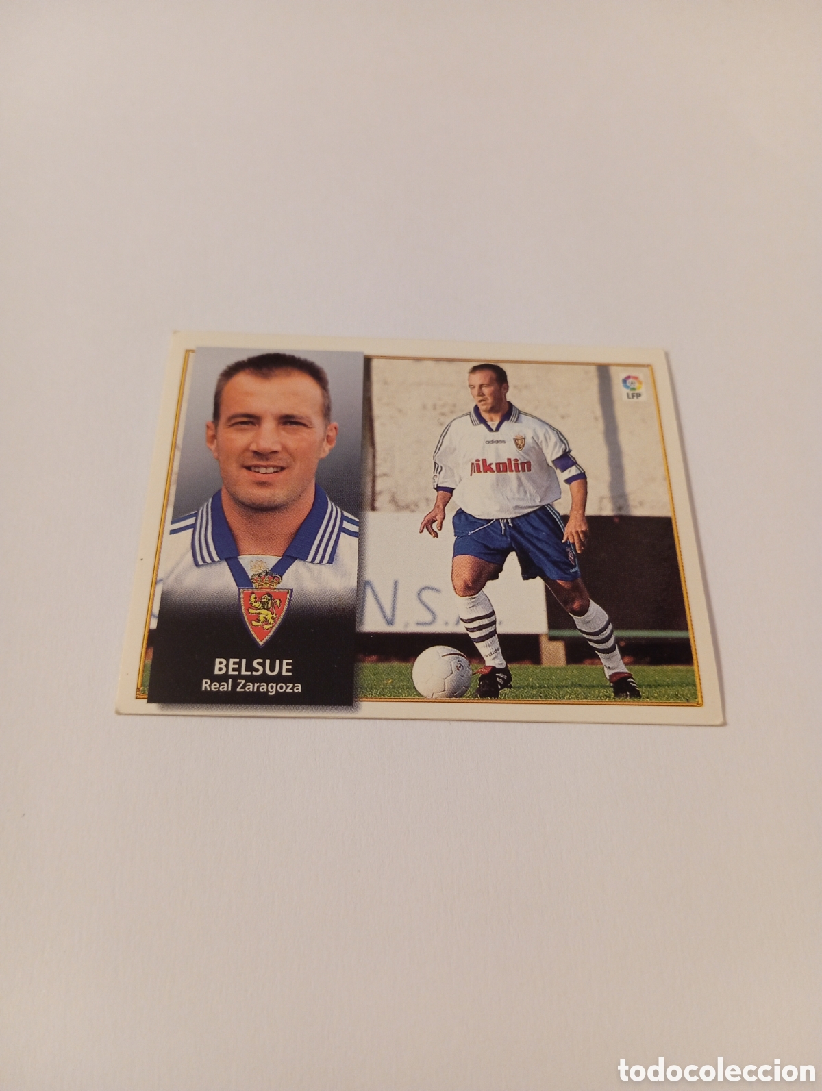 Cromos de F&uacute;tbol: BELSUE Zaragoza Liga Este 1998 1999 NUEVO SIN PEGAR 98 99