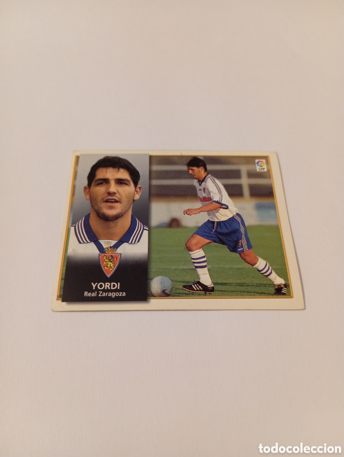 Cromos de F&uacute;tbol: YORDI Zaragoza Liga Este 1998 1999 NUEVO SIN PEGAR 98 99