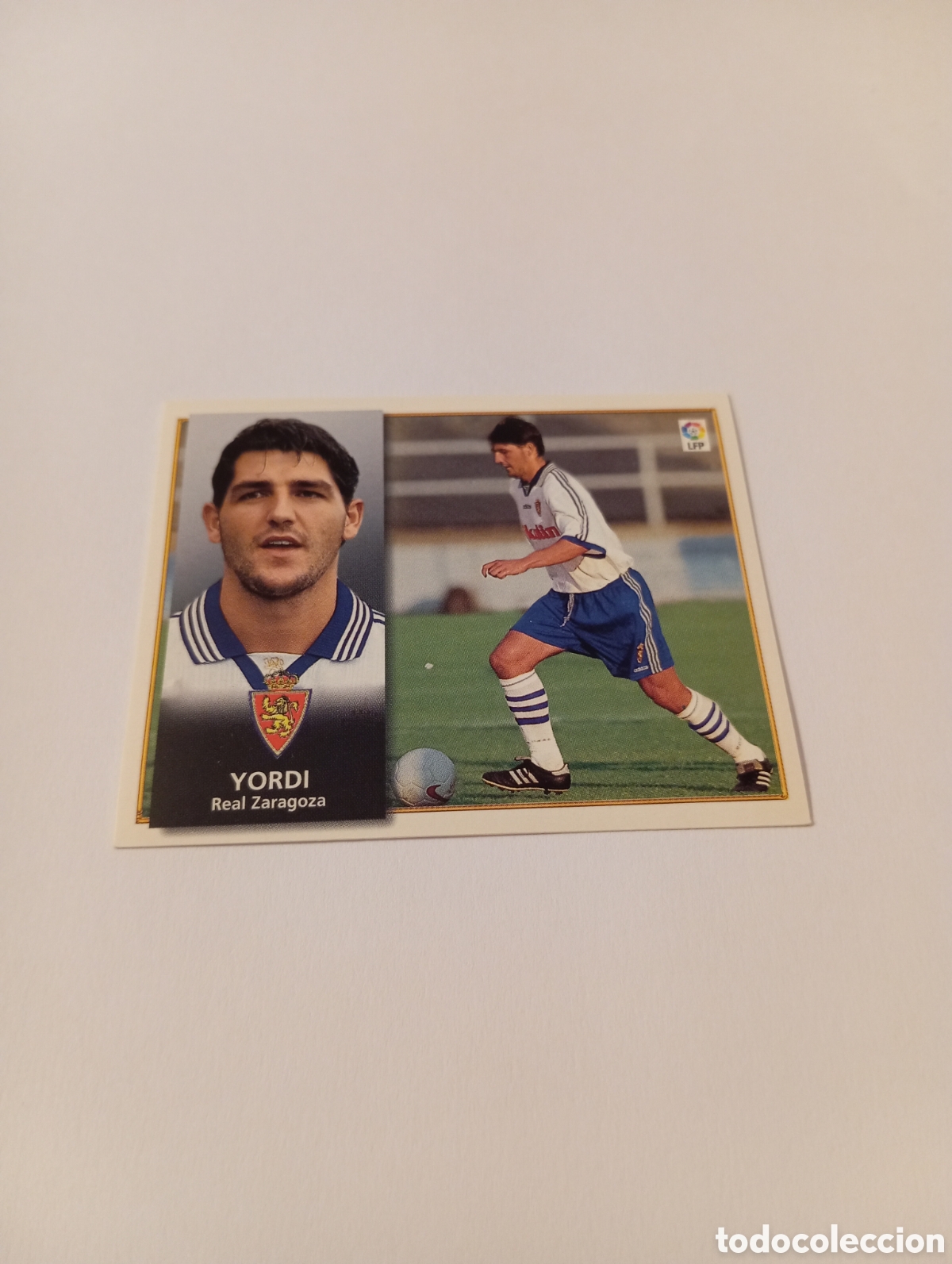 Cromos de F&uacute;tbol: YORDI Zaragoza Liga Este 1998 1999 NUEVO SIN PEGAR 98 99