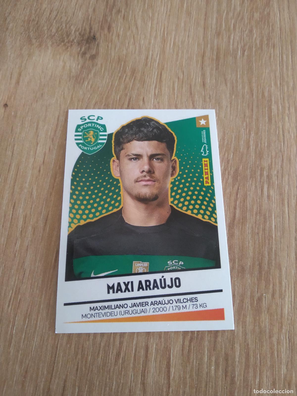 Cromos de F&uacute;tbol: 334 MAXI ARAUJO SPORTING CROMO FUTBOL PANINI LIGA PORTUGAL 2024-2025 FUTEBOL 24-25 LIGA BETCLIC
