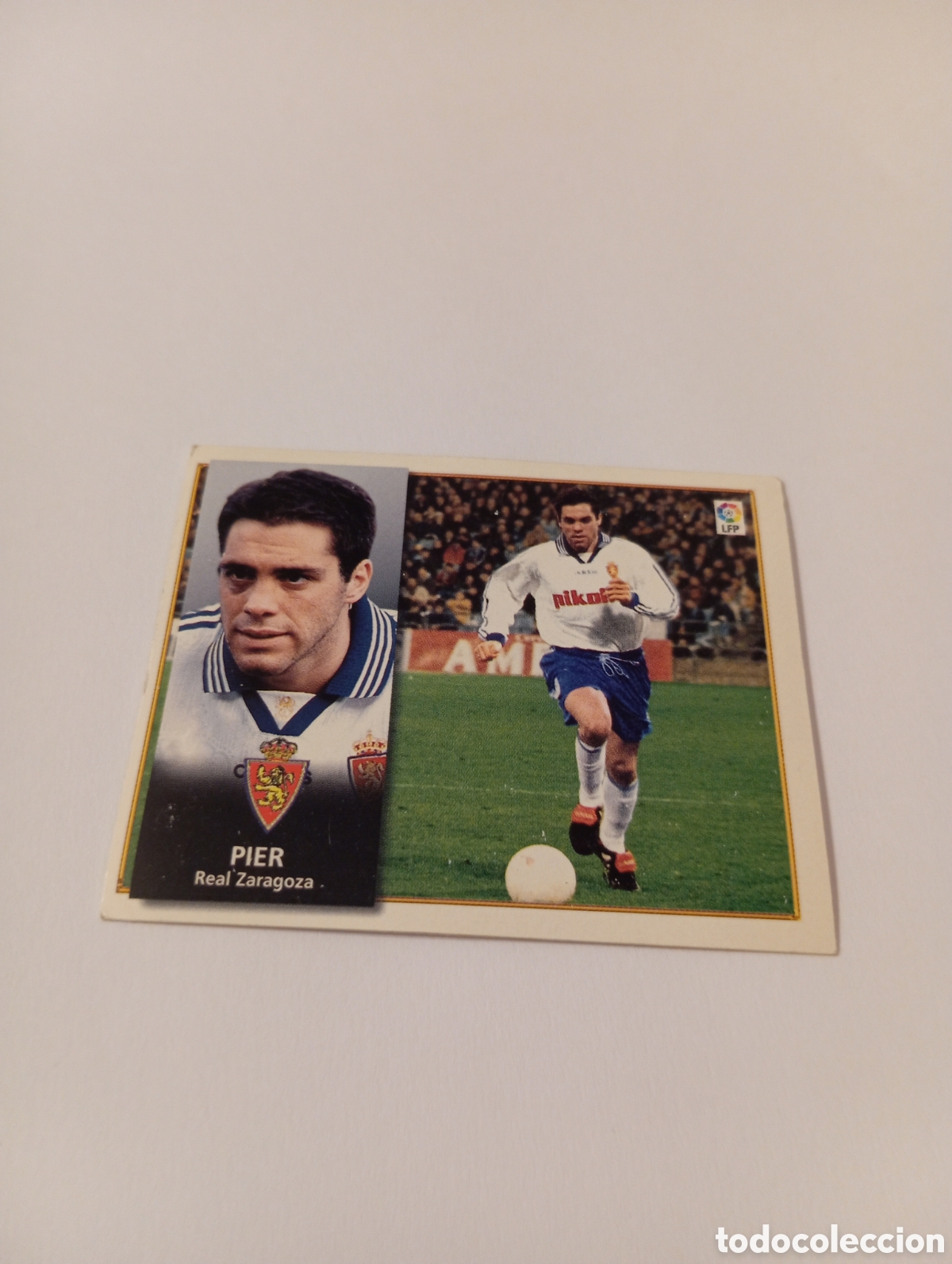 Cromos de F&uacute;tbol: PIER Zaragoza Liga Este 1998 1999 NUEVO SIN PEGAR 98 99