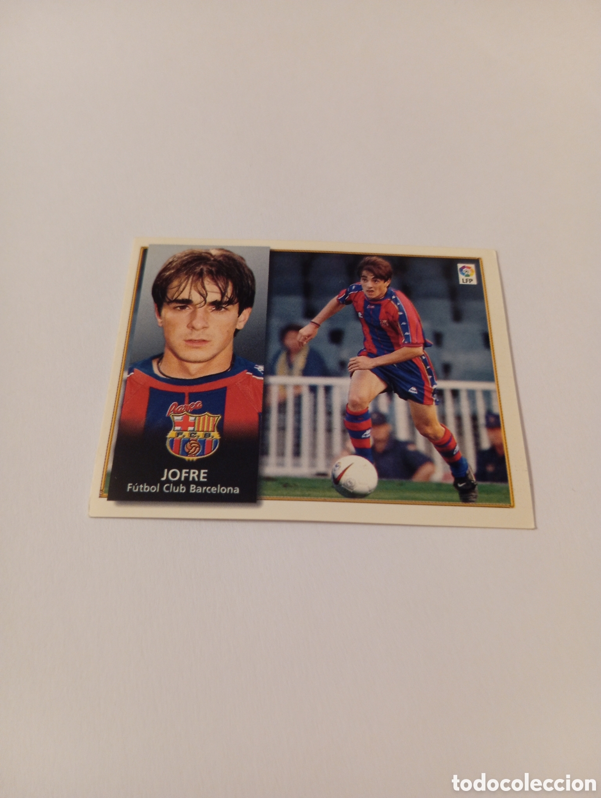 Cromos de F&uacute;tbol: FICHAJE 5 JOFRE Liga Este 1998 1999 NUEVO SIN PEGAR 98 99