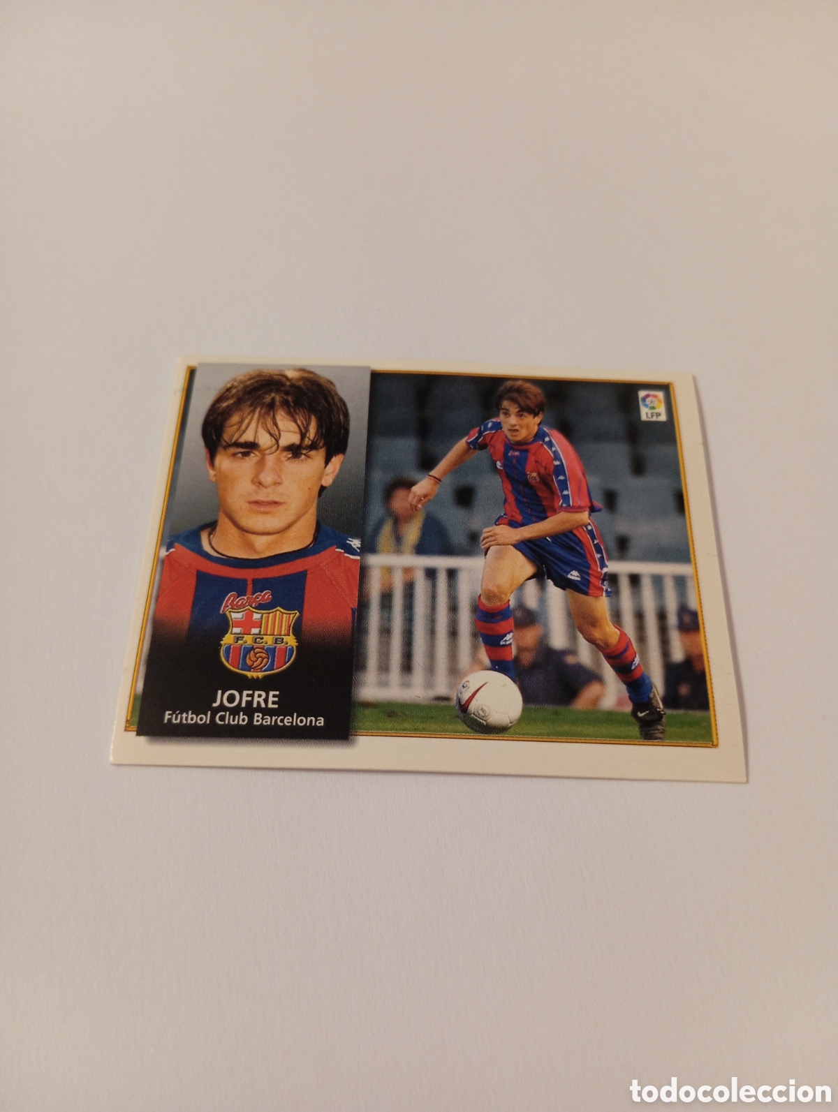 Cromos de F&uacute;tbol: FICHAJE 5 JOFRE Liga Este 1998 1999 NUEVO SIN PEGAR 98 99