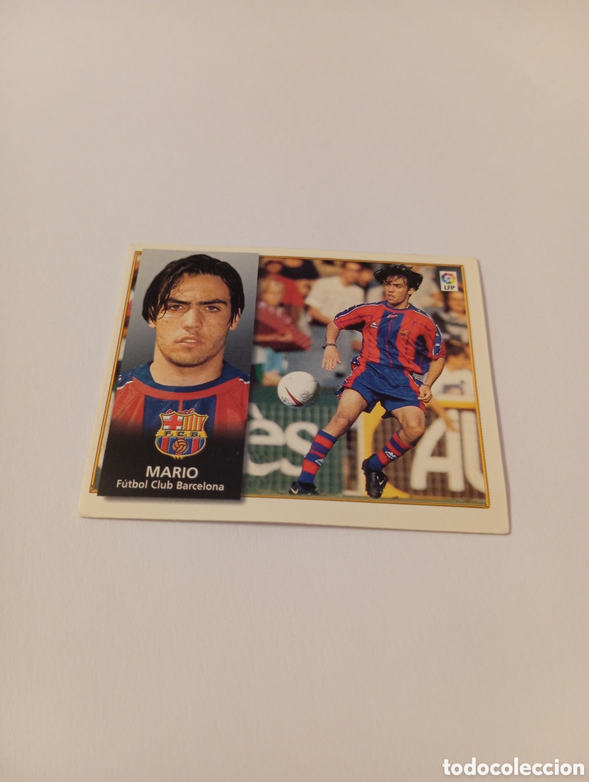 Cromos de F&uacute;tbol: FICHAJE 6 MARIO Liga Este 1998 1999 NUEVO SIN PEGAR 98 99