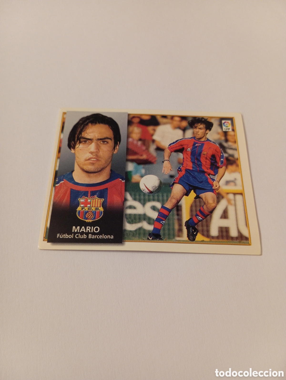 Cromos de F&uacute;tbol: FICHAJE 6 MARIO Liga Este 1998 1999 NUEVO SIN PEGAR 98 99