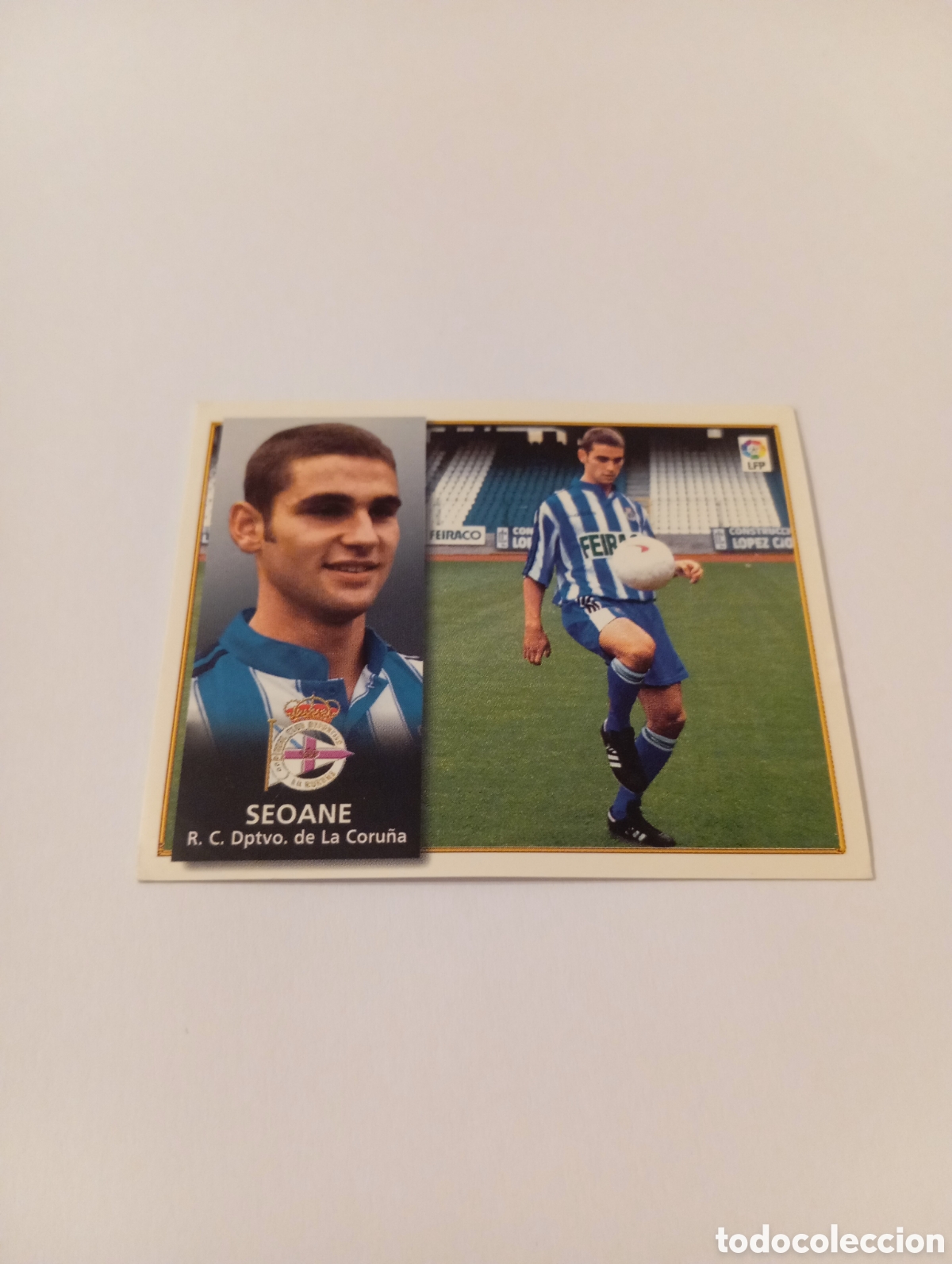 Cromos de F&uacute;tbol: FICHAJE 8 SEOANE Liga Este 1998 1999 NUEVO SIN PEGAR 98 99