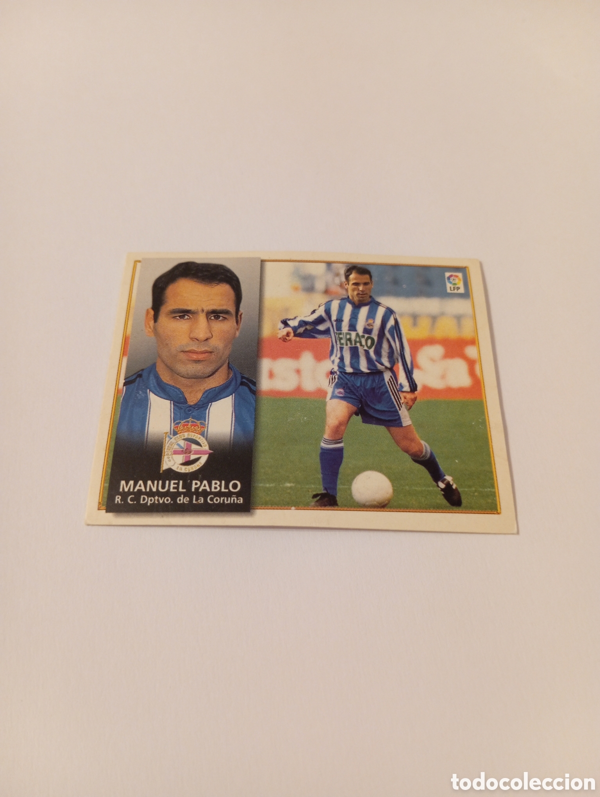 Cromos de F&uacute;tbol: FICHAJE 11 MANUEL PABLO Liga Este 1998 1999 NUEVO SIN PEGAR 98 99