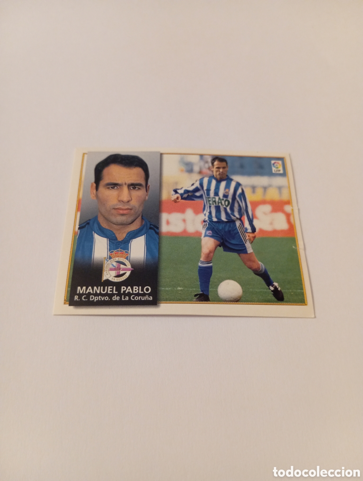 Cromos de F&uacute;tbol: FICHAJE 11 MANUEL PABLO Liga Este 1998 1999 NUEVO SIN PEGAR 98 99