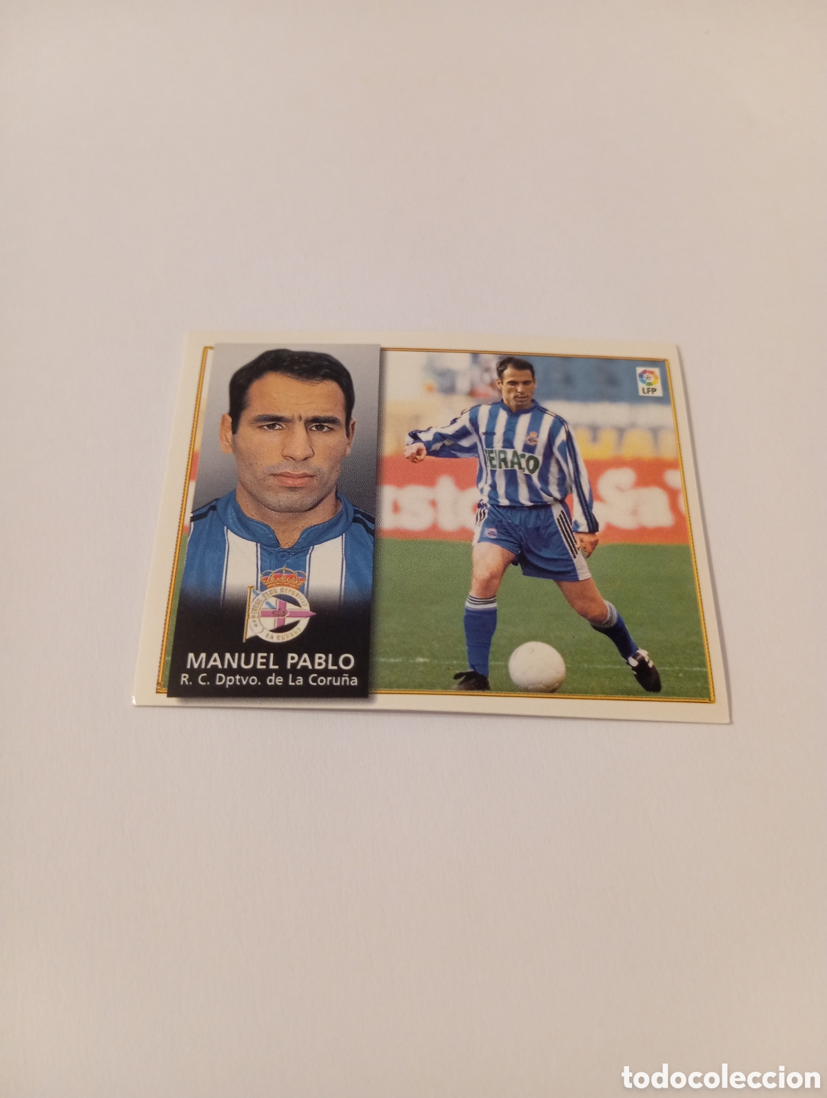 Cromos de F&uacute;tbol: FICHAJE 11 MANUEL PABLO Liga Este 1998 1999 NUEVO SIN PEGAR 98 99