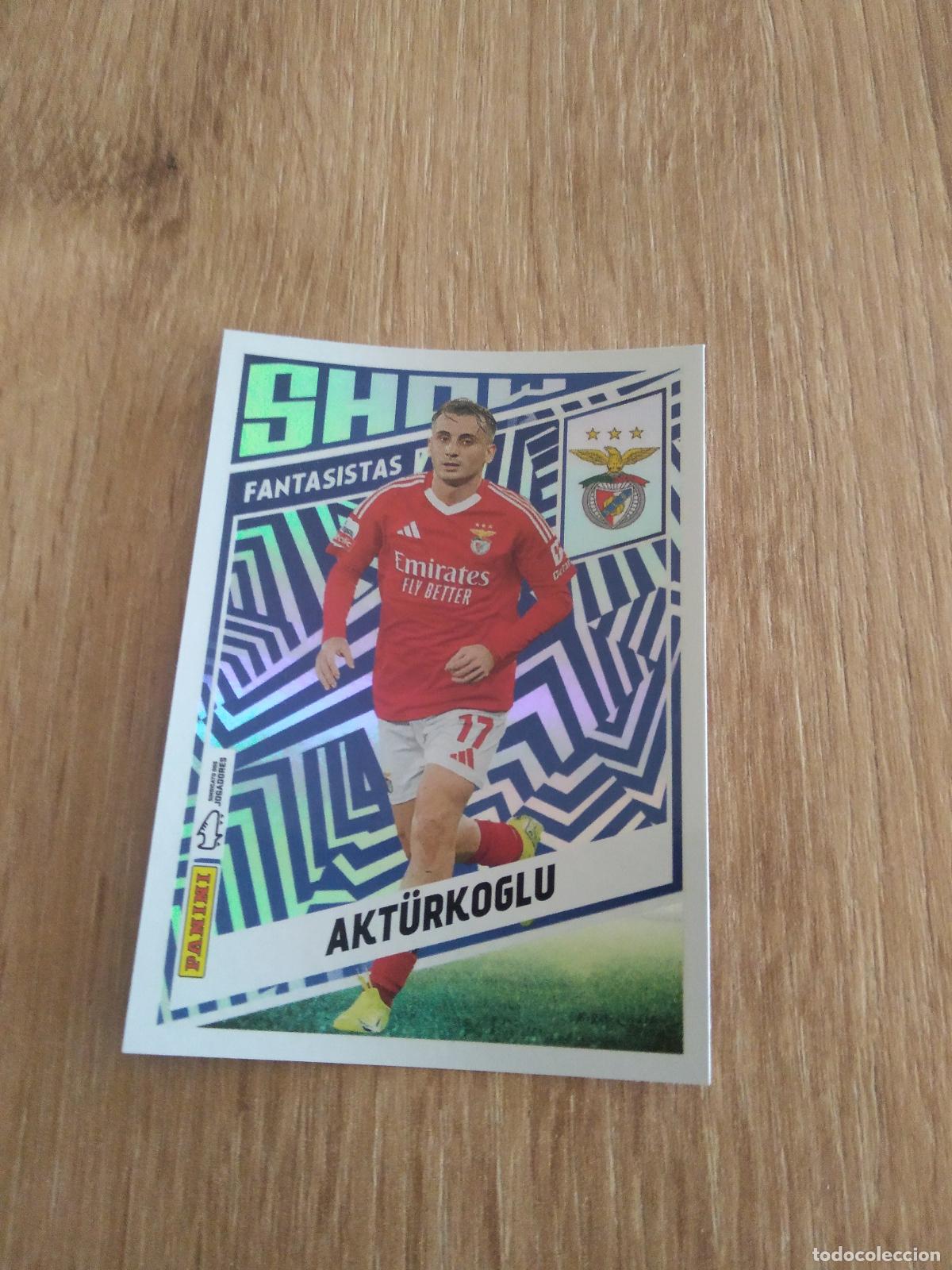 Cromos de F&uacute;tbol: 379 AKTURKOGLU BENFICA CROMO FUTBOL PANINI PORTUGAL 2024-2025 FUTEBOL 24-25 LIGA BETCLIC