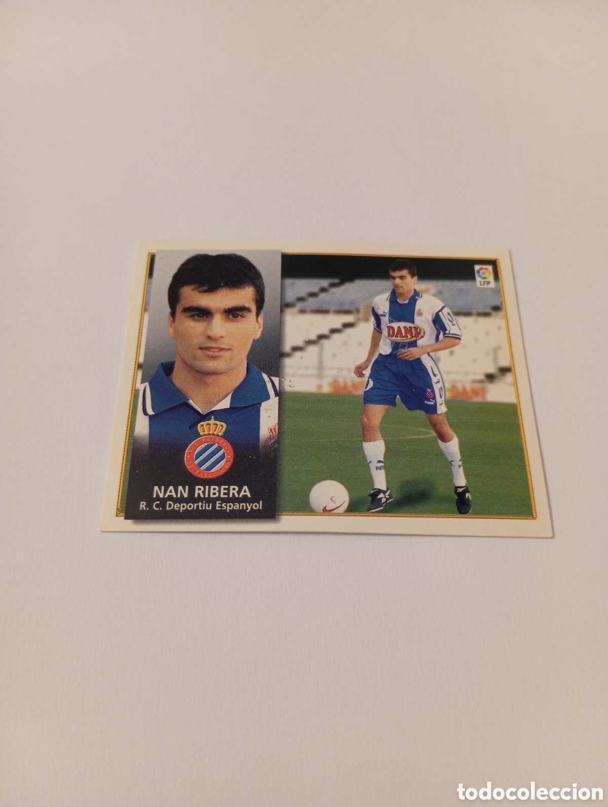 Cromos de F&uacute;tbol: FICHAJE 12 NAN RIBERA Liga Este 1998 1999 NUEVO SIN PEGAR 98 99