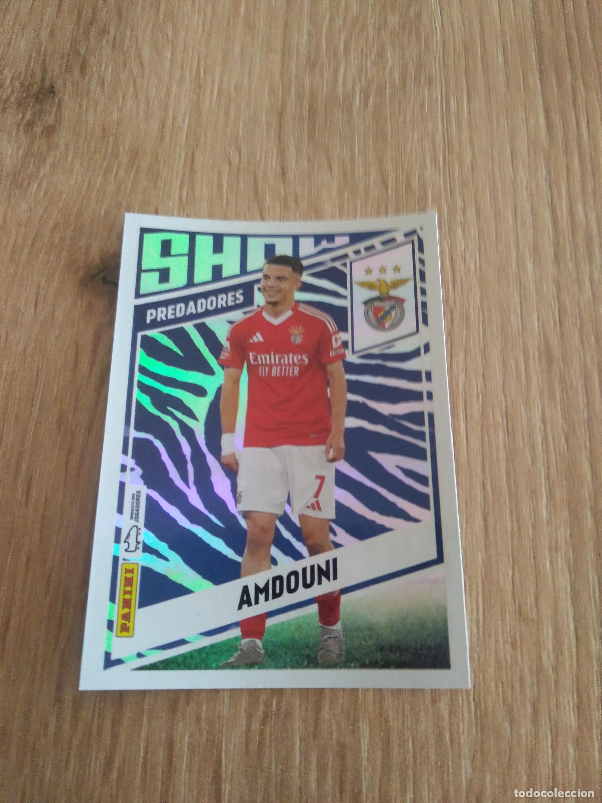 Cromos de F&uacute;tbol: 397 AMDOUNI BENFICA CROMO FUTBOL PANINI PORTUGAL 2024-2025 FUTEBOL 24-25 LIGA BETCLIC