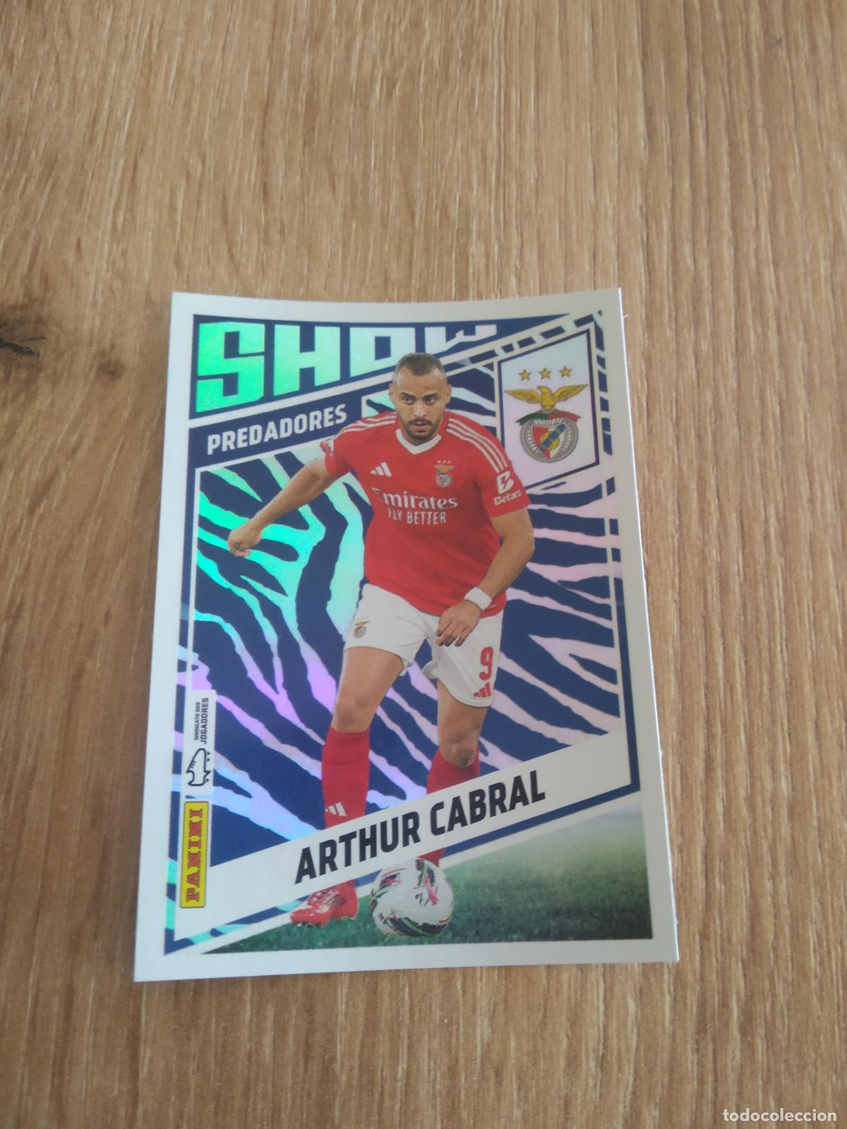 Cromos de F&uacute;tbol: 398 ARTHUR CABRAL BENFICA CROMO FUTBOL PANINI PORTUGAL 2024-2025 FUTEBOL 24-25 LIGA BETCLIC