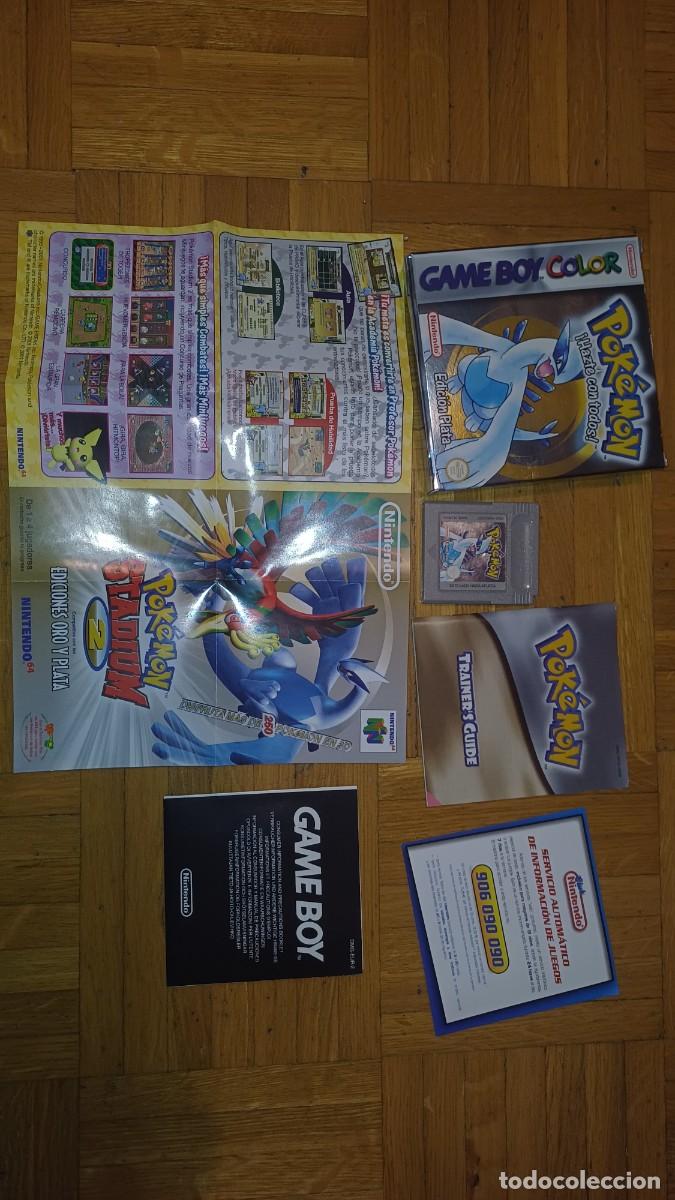 Cromos de F&uacute;tbol: Pokemon Edici&oacute;n Plata GameBoy Color (buen estado)