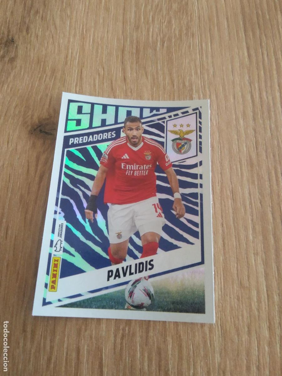 Cromos de F&uacute;tbol: 410 PAVLIDIS BENFICA CROMO FUTBOL PANINI PORTUGAL 2024-2025 FUTEBOL 24-25 LIGA BETCLIC