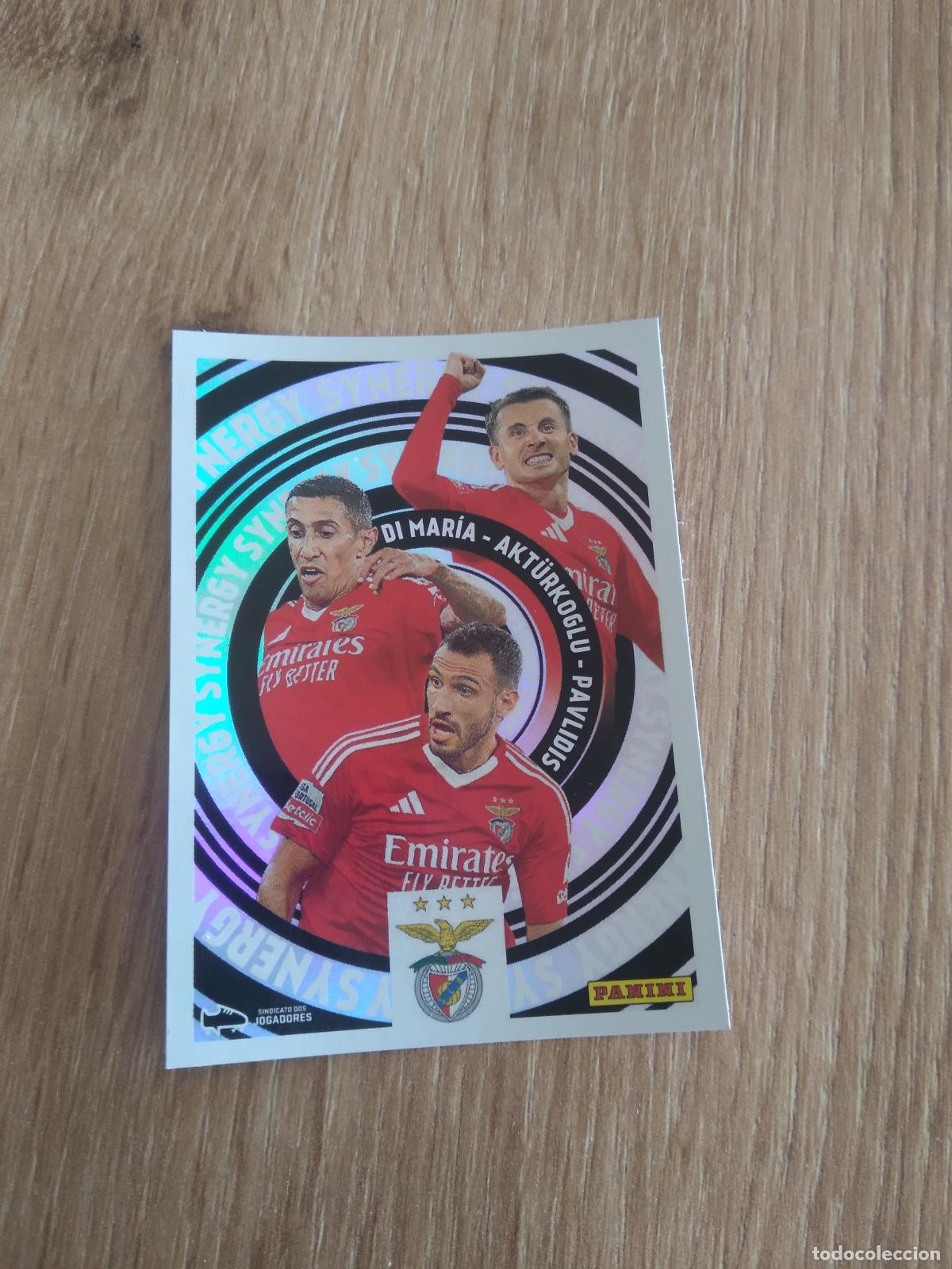 Cromos de F&uacute;tbol: 417 DI MARIA AKTURKOGLU PAVLIDIS CROMO FUTBOL PANINI PORTUGAL 2024-2025 FUTEBOL 24-25 LIGA BETCLIC