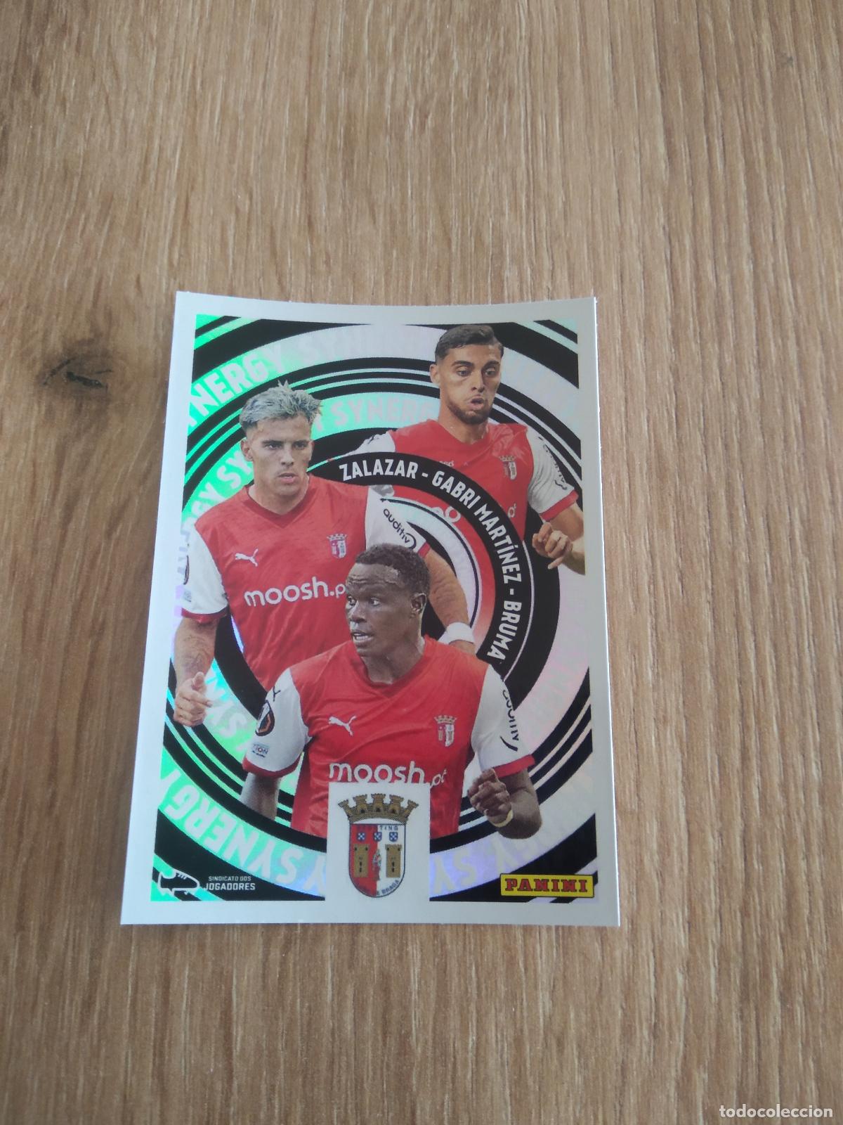 Cromos de F&uacute;tbol: 419 ZALAZAR GABRI MARTINEZ BRUMA CROMO FUTBOL PANINI PORTUGAL 2024-2025 FUTEBOL 24-25 LIGA BETCLIC
