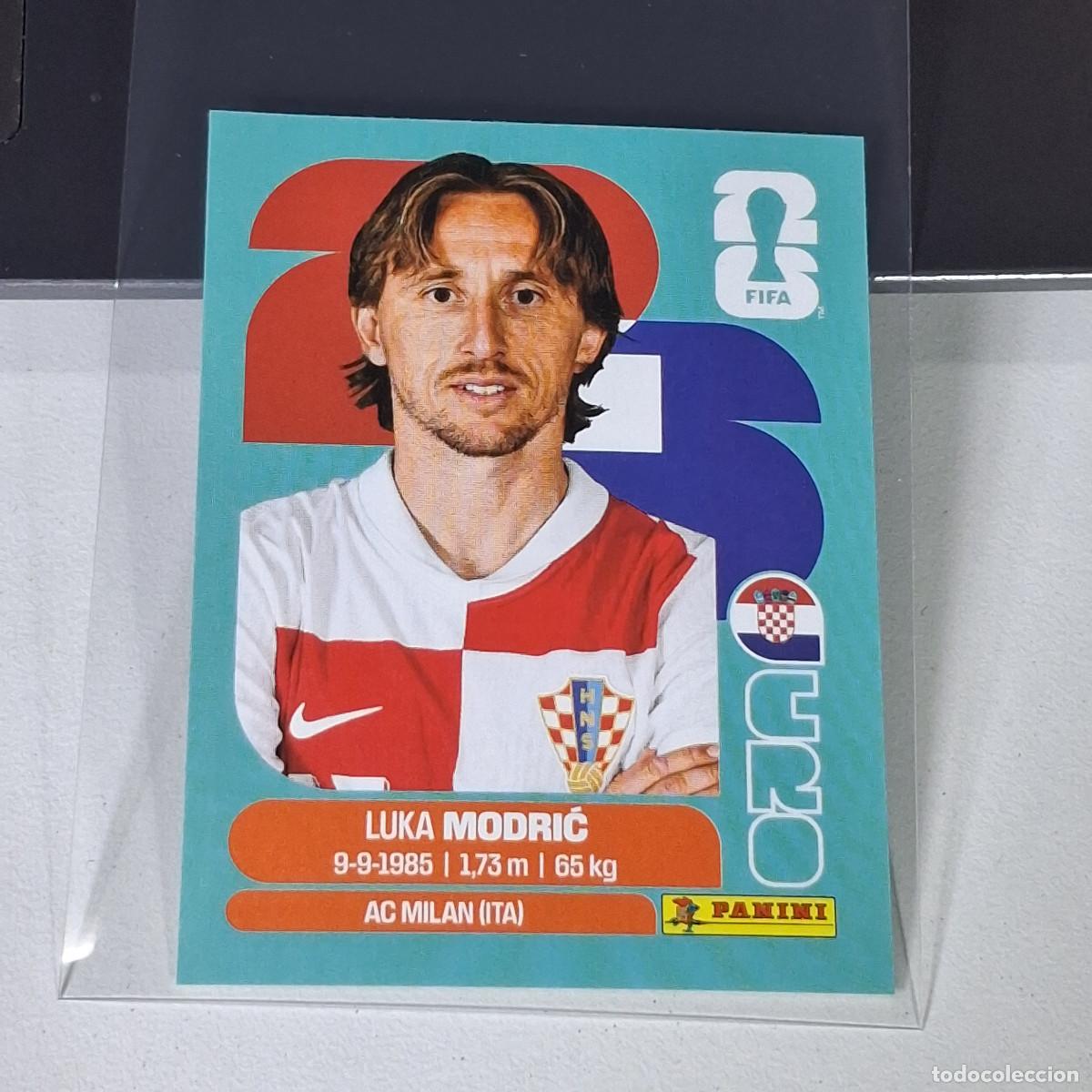 Cromos de F&uacute;tbol: A28 CRO9 CRO 9 LUKA MODRIĆ CRO&Aacute;CIA MUNDIAL FIFA WORLD CUP 2026 STICKER PANINI