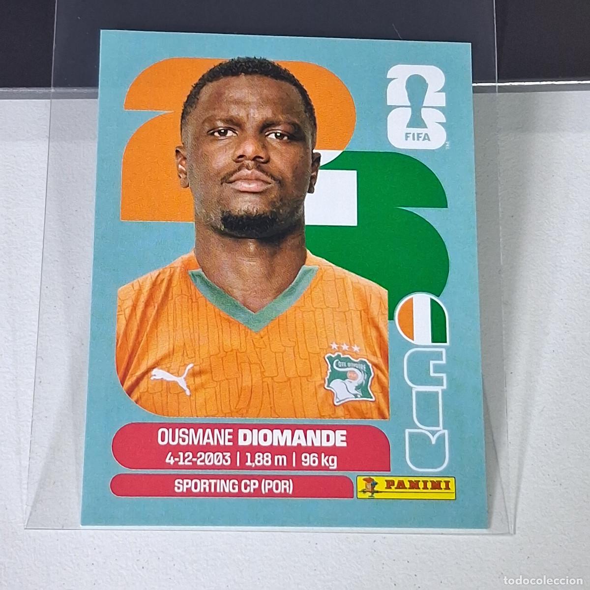 Cromos de F&uacute;tbol: A28 CIV9 CIV 9 OUSMANE DIOMANDE COSTA IVORY DE MARFIL MUNDIAL FIFA WORLD CUP 2026 STICKER PANINI
