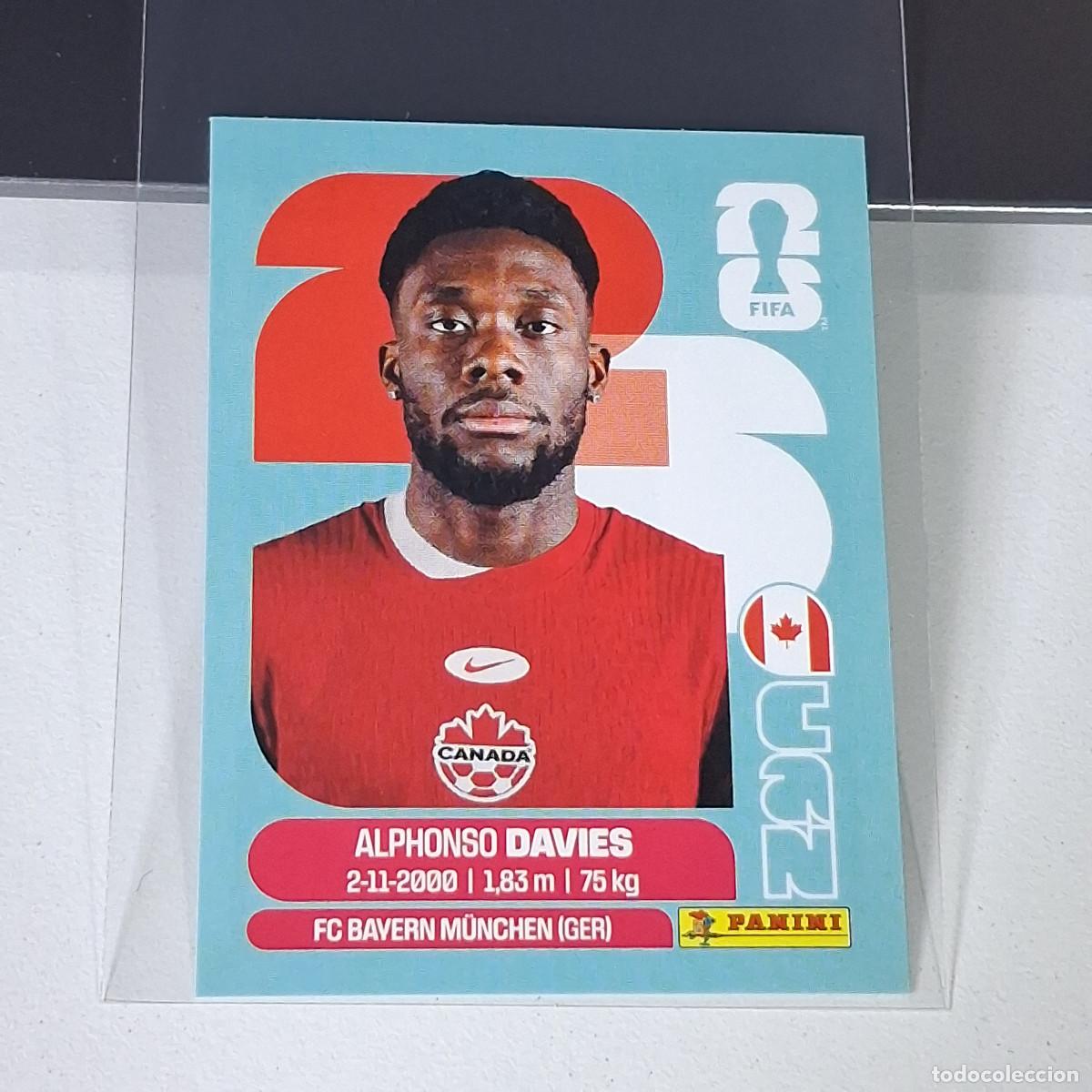 Cromos de F&uacute;tbol: A28 CAN3 ALPHONSO DAVIES CAN 3 CANAD&Aacute; MUNDIAL FIFA WORLD CUP 2026 STICKER PANINI