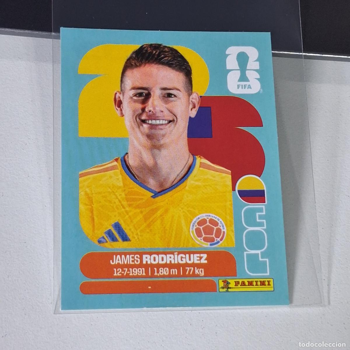 Cromos de F&uacute;tbol: A28 COL 14 COL14 JAMES RODR&Iacute;GUEZ COLOMBIA MUNDIAL FIFA WORLD CUP 2026 STICKER PANINI
