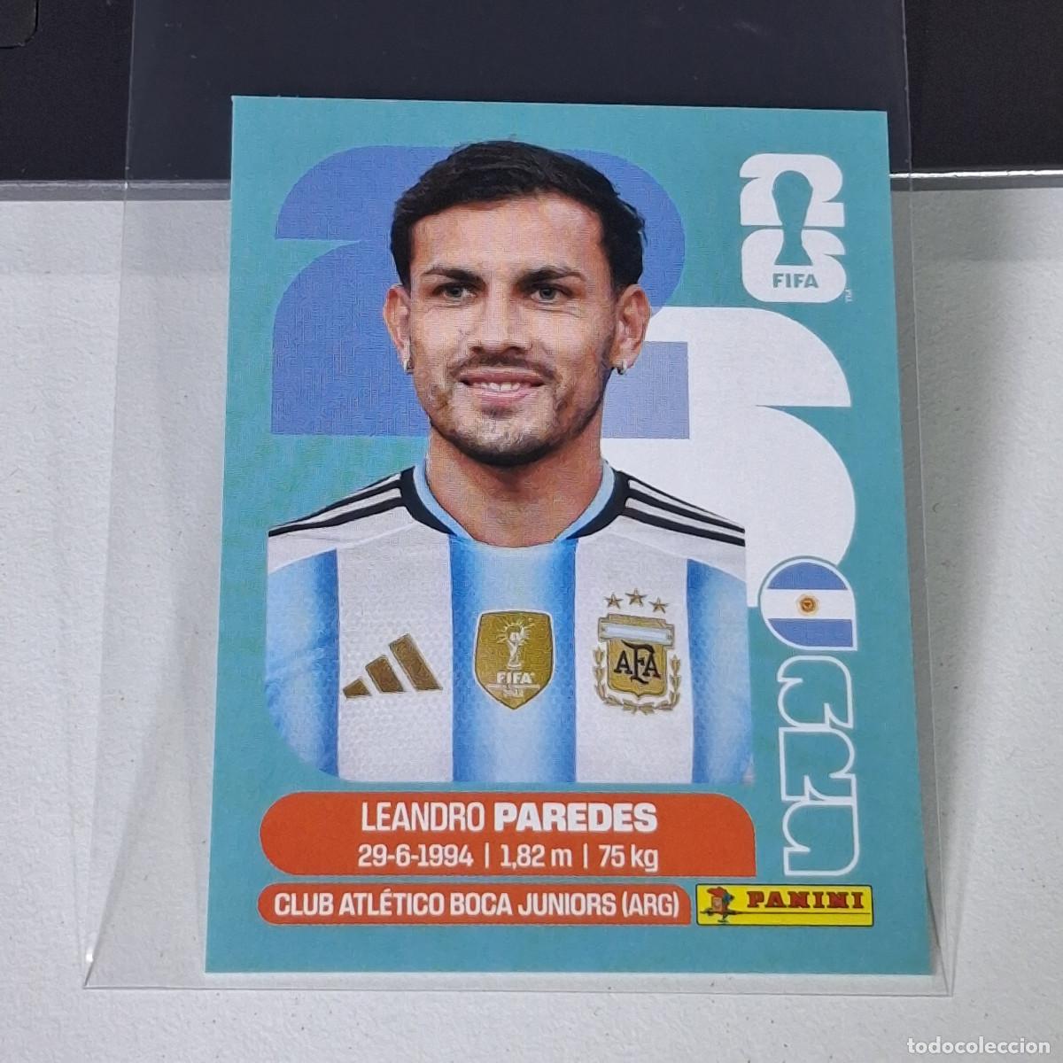 Cromos de F&uacute;tbol: A28 ARG12 LEANDRO PAREDES ARG 12 ARGENTINA MUNDIAL FIFA WORLD CUP 2026 STICKER PANINI