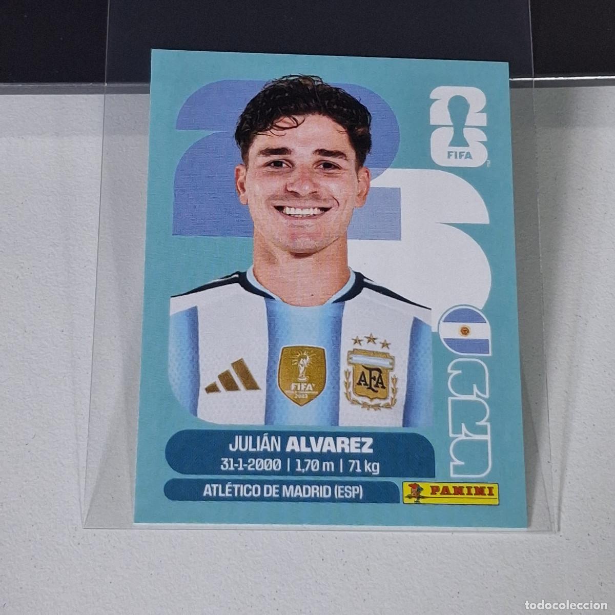 Cromos de F&uacute;tbol: A28 ARG19 JULI&Aacute;N &Aacute;LVAREZ ARG 19 ARGENTINA MUNDIAL FIFA WORLD CUP 2026 STICKER PANINI