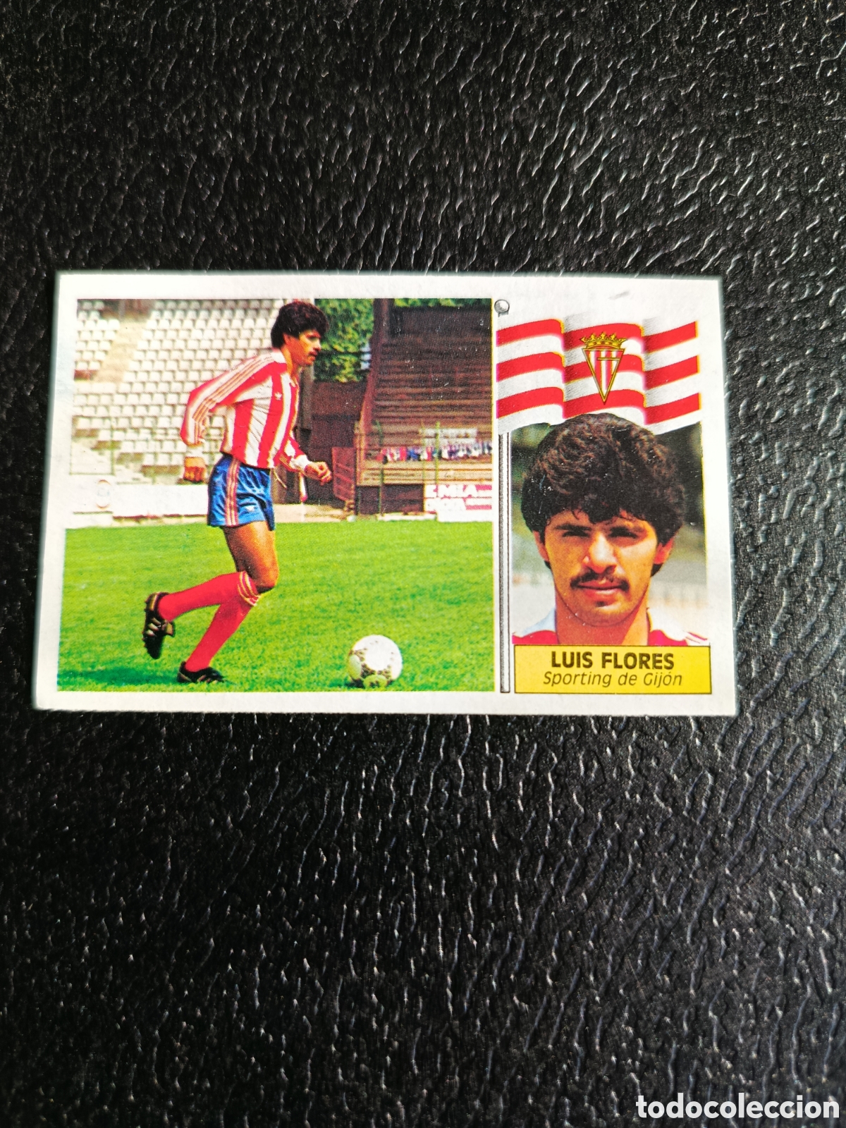 Cromos de F&uacute;tbol: LUIS FLORES (COLOCA) SPORTING GIJON LIGA 86/87 ESTE
