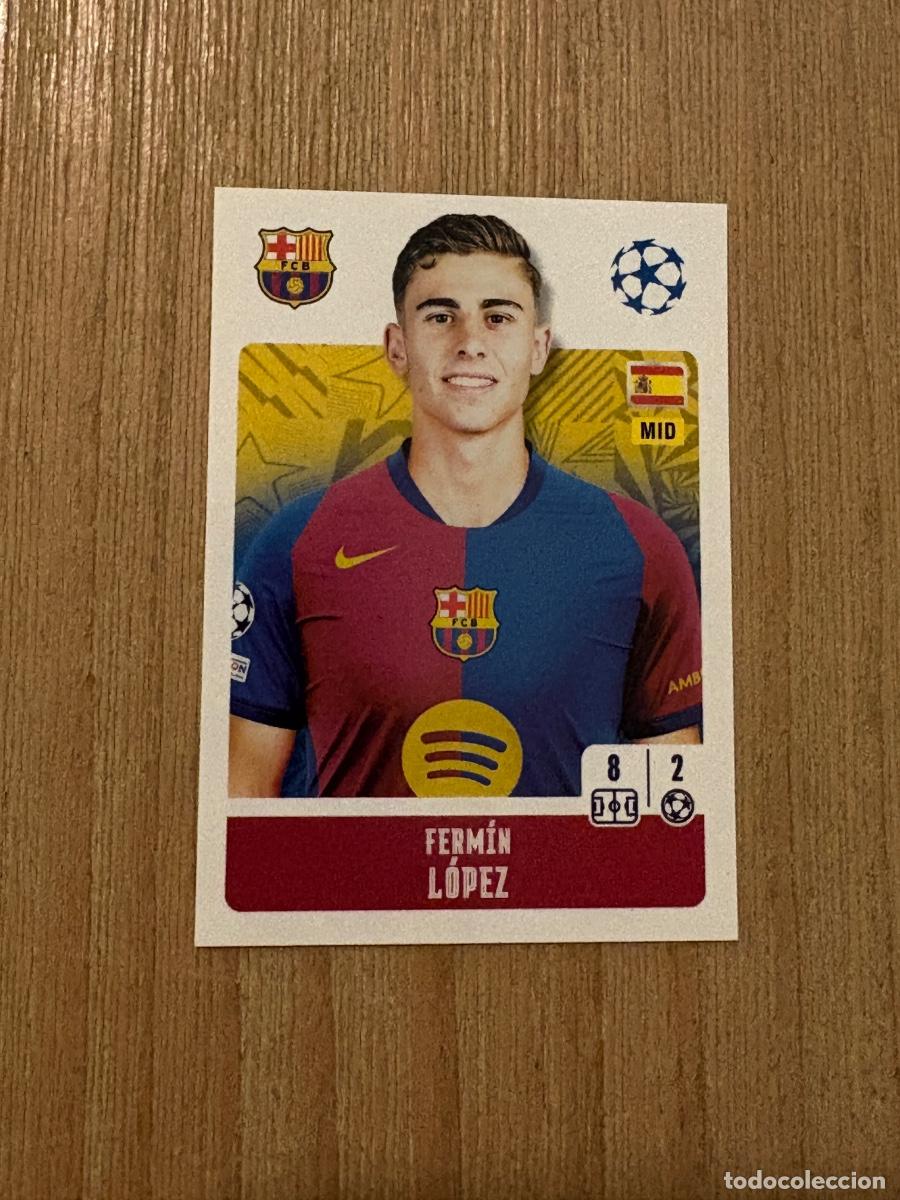 Cromos de F&uacute;tbol: 19. CROMO N 166 FERMIN LOPEZ BARCELONA UEFA CHAMPIONS LEAGUE stickers 2024-25 24-25 TOPPS