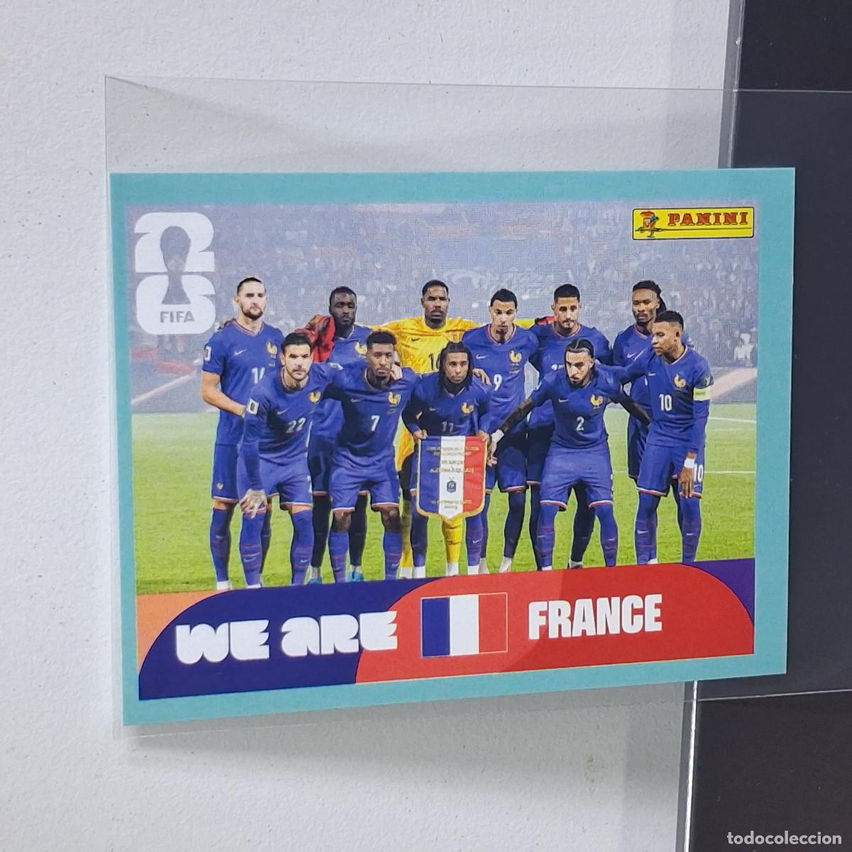 Football Stickers: A28 FRA13 TEAM PHOTO EQUIPO 13 FRANCIA FRA FRANCE MUNDIAL FIFA WORLD CUP 2026 STICKER PANINI