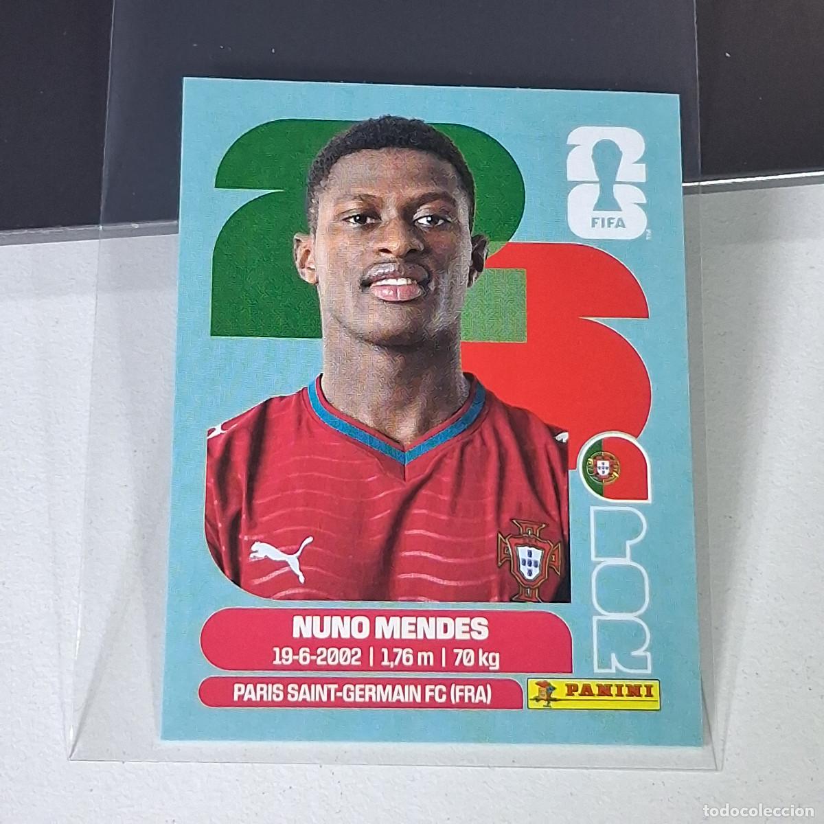 Football Stickers: A28 POR7 NUNO MENDES 7 PORTUGAL POR MUNDIAL FIFA WORLD CUP 2026 STICKER PANINI