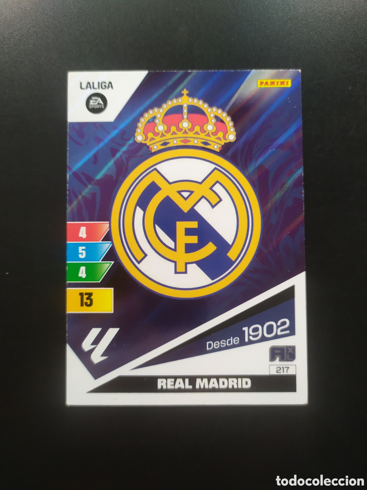 Cromos de F&uacute;tbol: Adrenalyn 2023 2024 23 24 panini escudo n&deg; 217 Real Madrid