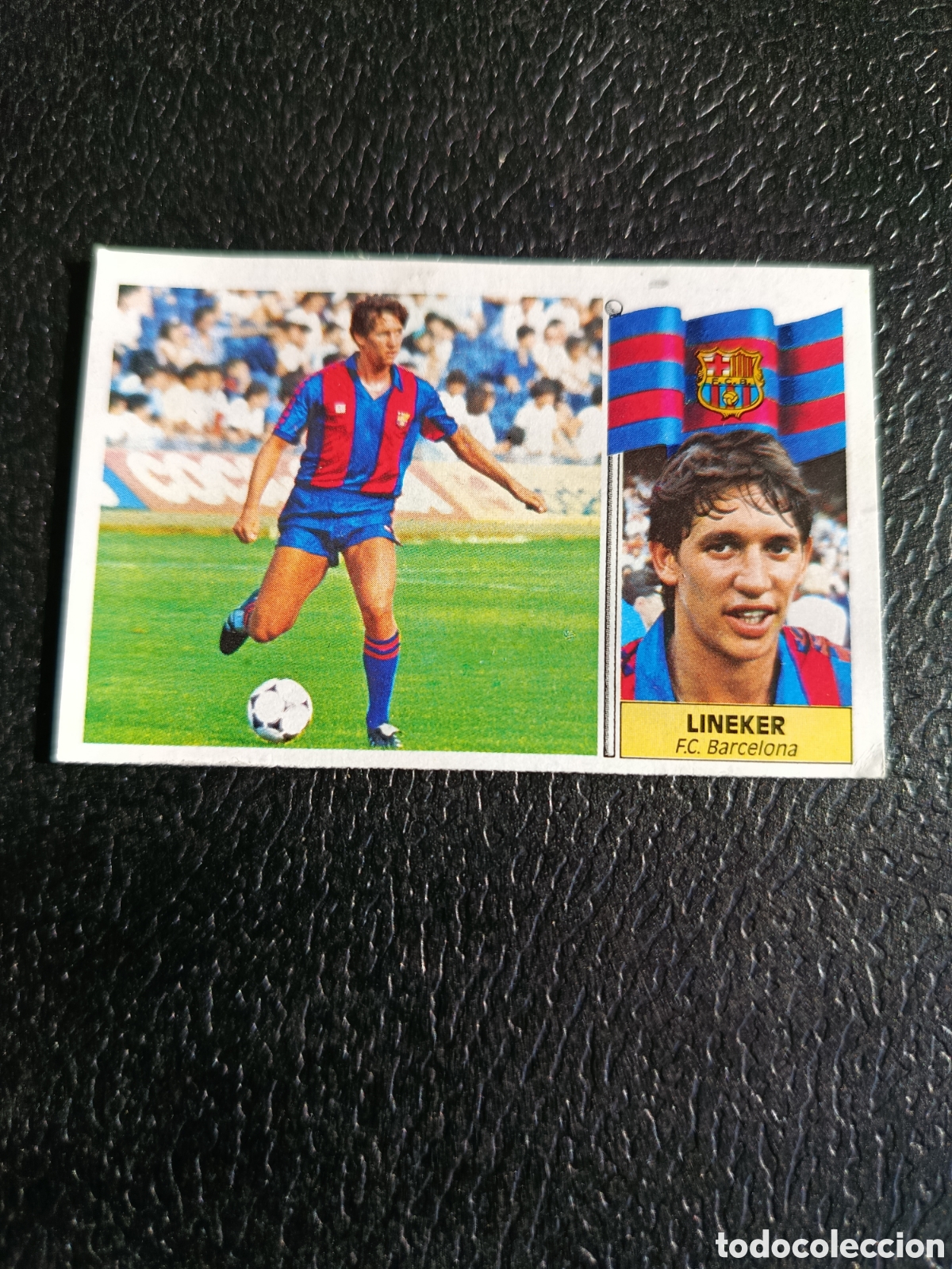 Cromos de F&uacute;tbol: Lineker Barcelona 86 87 Ultimo Fichaje 20 Muy Dif&iacute;cil.Liga Este 1986-87 despegado