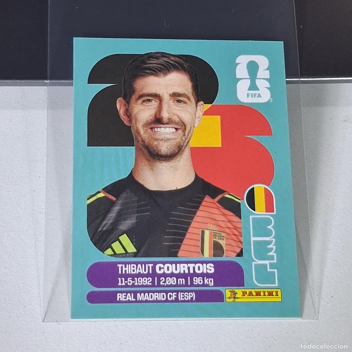Cromos de F&uacute;tbol: A28 BEL 2 BEL2 THIBAUT COURTOIS B&Eacute;LGICA BELGIUM MUNDIAL FIFA WORLD CUP 2026 STICKER PANINI