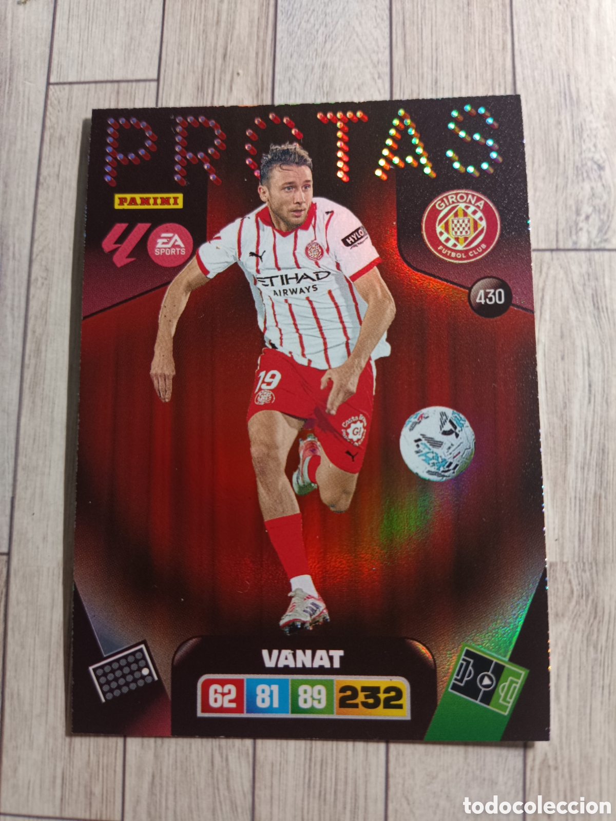 Cromos de F&uacute;tbol: 430 VANAT GIRONA PROTAS ADRENALYN XL LIGA 2025 2026 PANINI 25 26
